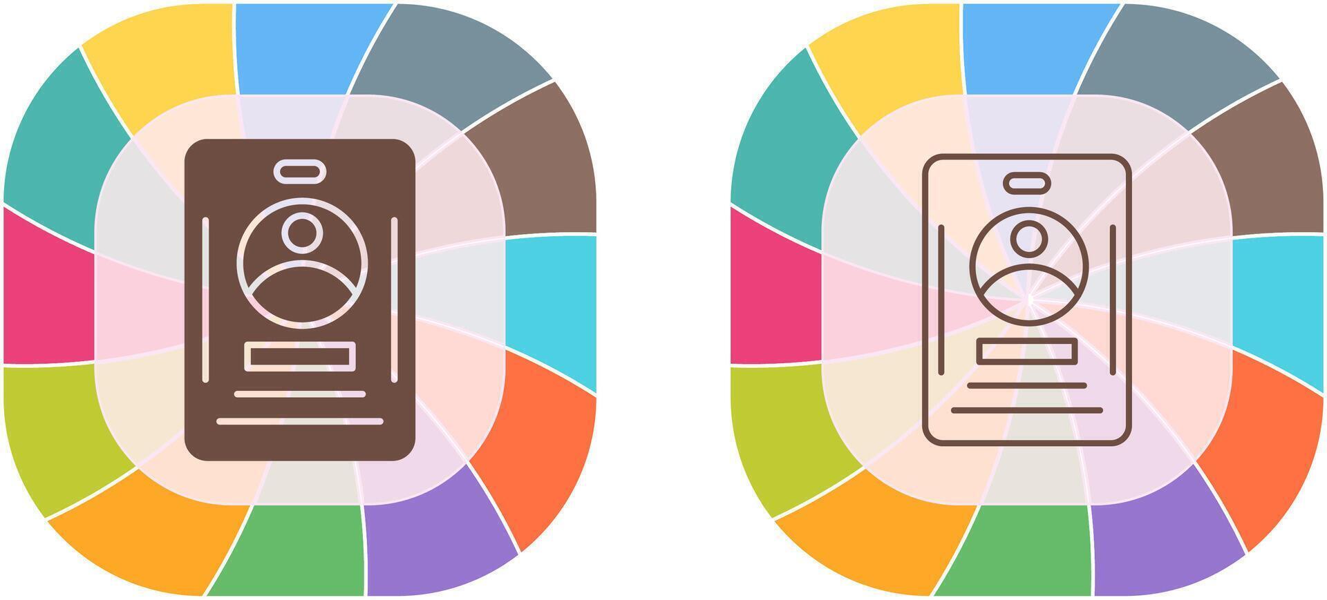 Office Card Icon Design vector