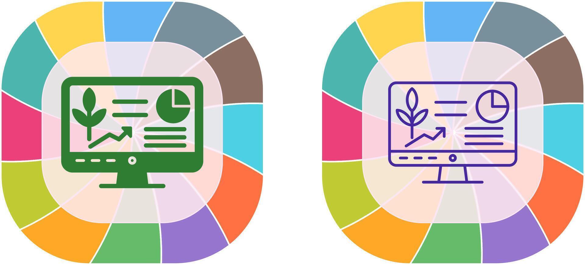 Computer Icon Design vector