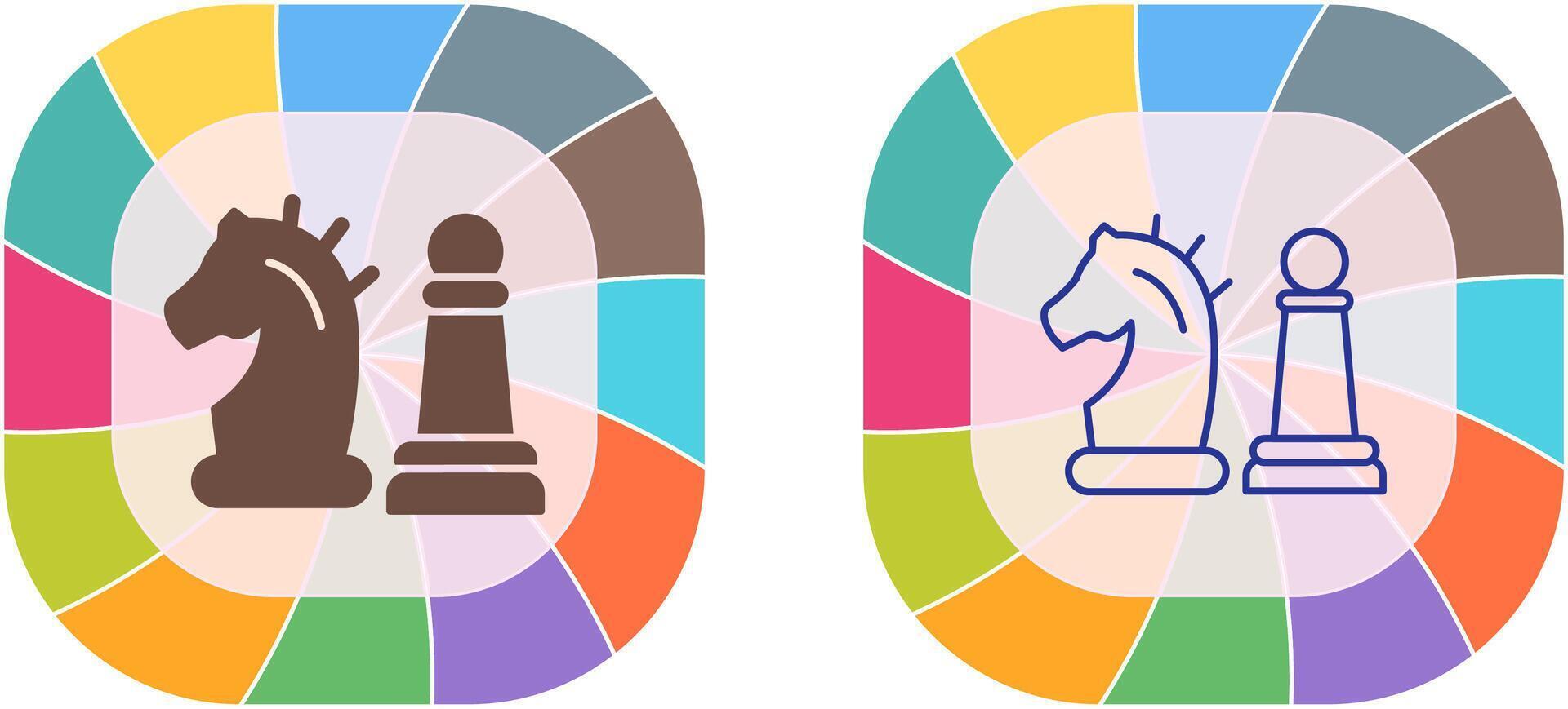 Chess Piece Icon Design vector