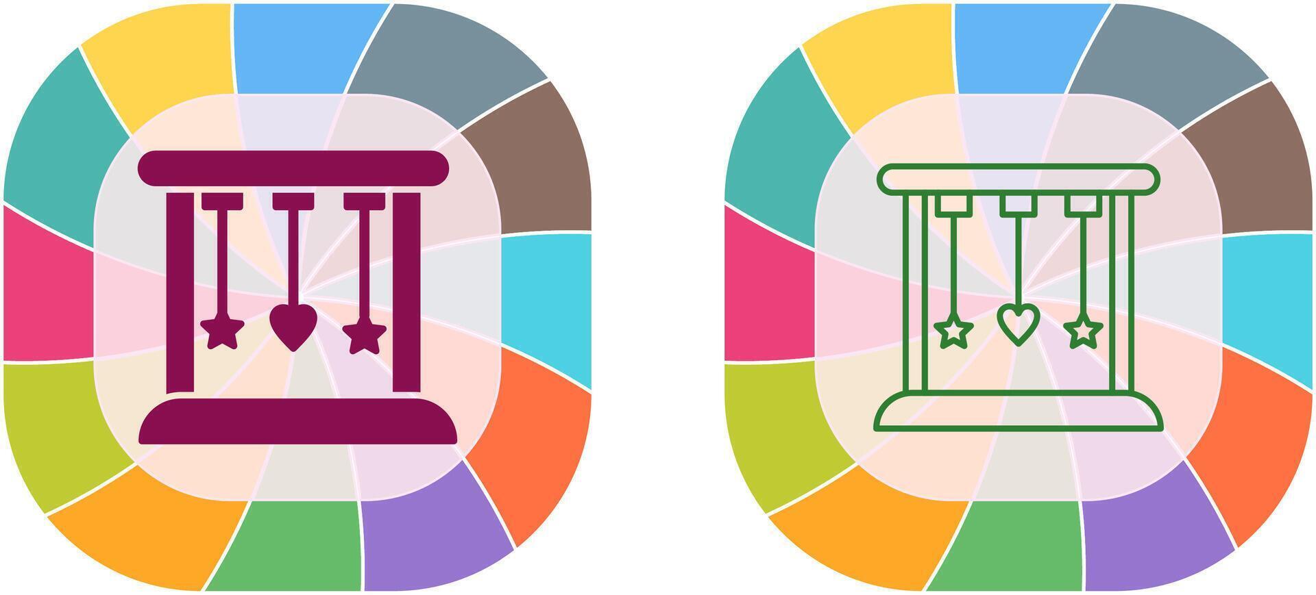 Cradle Icon Design vector