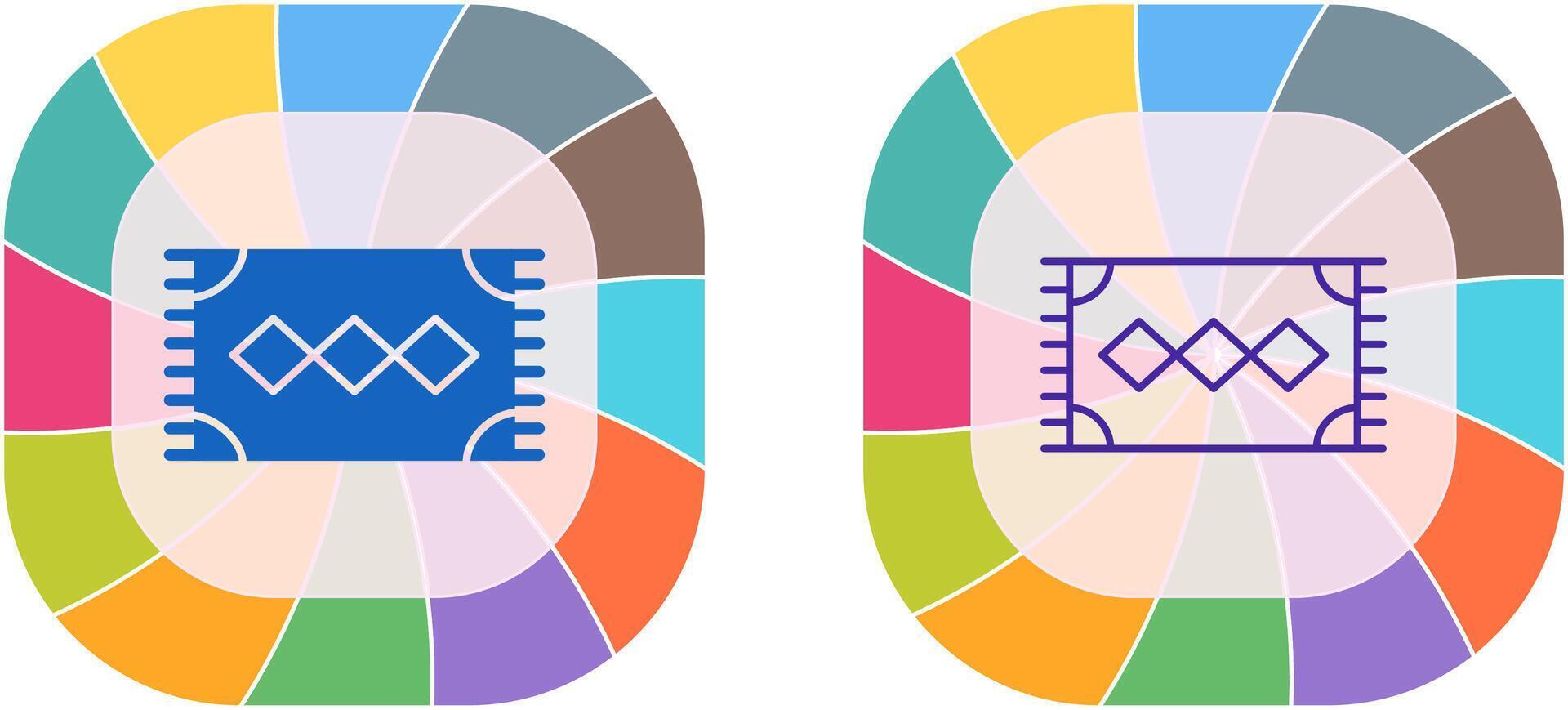 Rug Icon Design vector