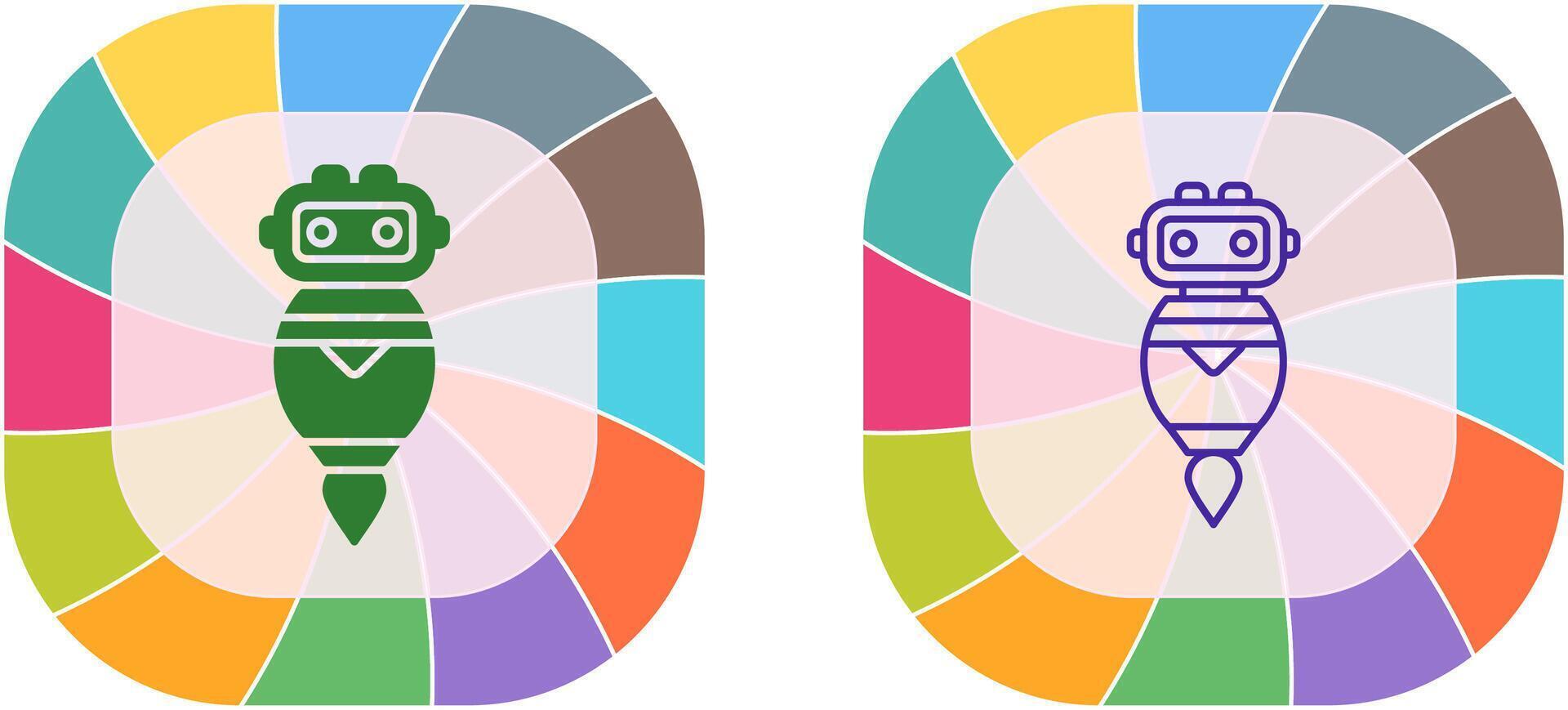 Robot Icon Design vector