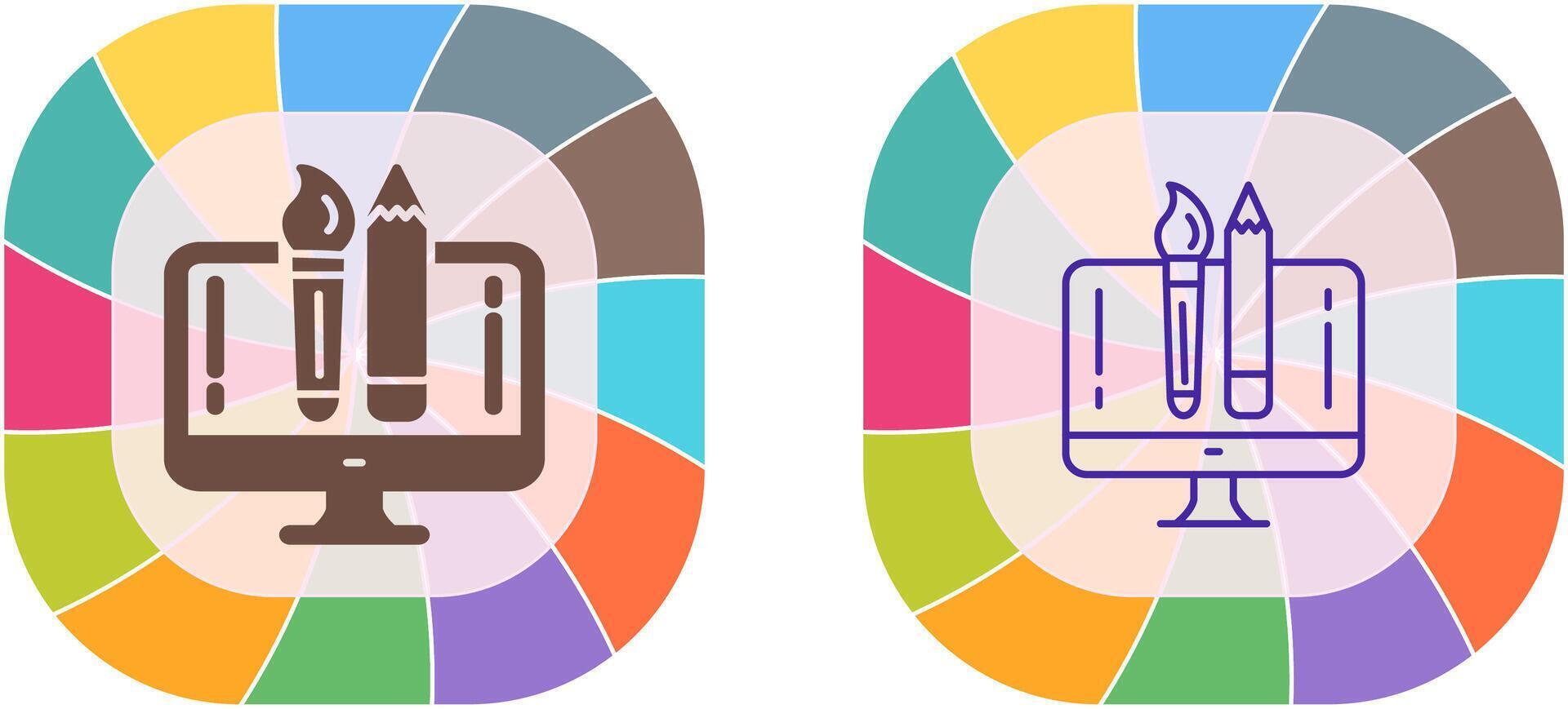 Creatie Design Icon Design vector
