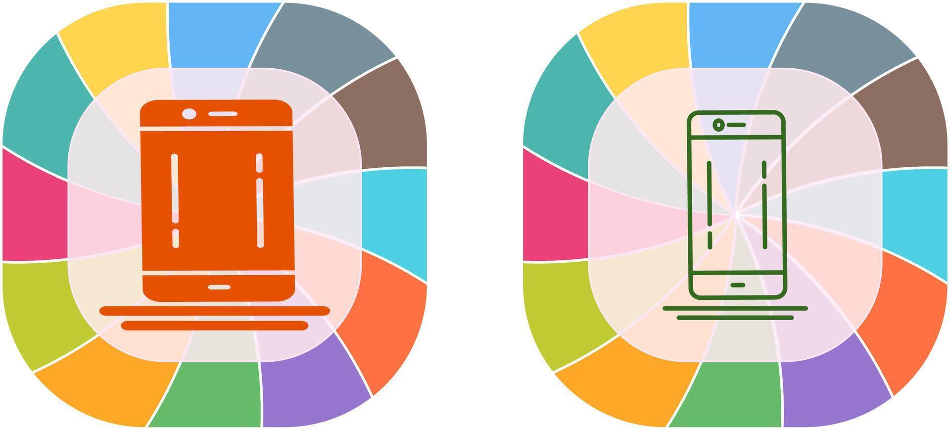 Mobile Icon Design vector