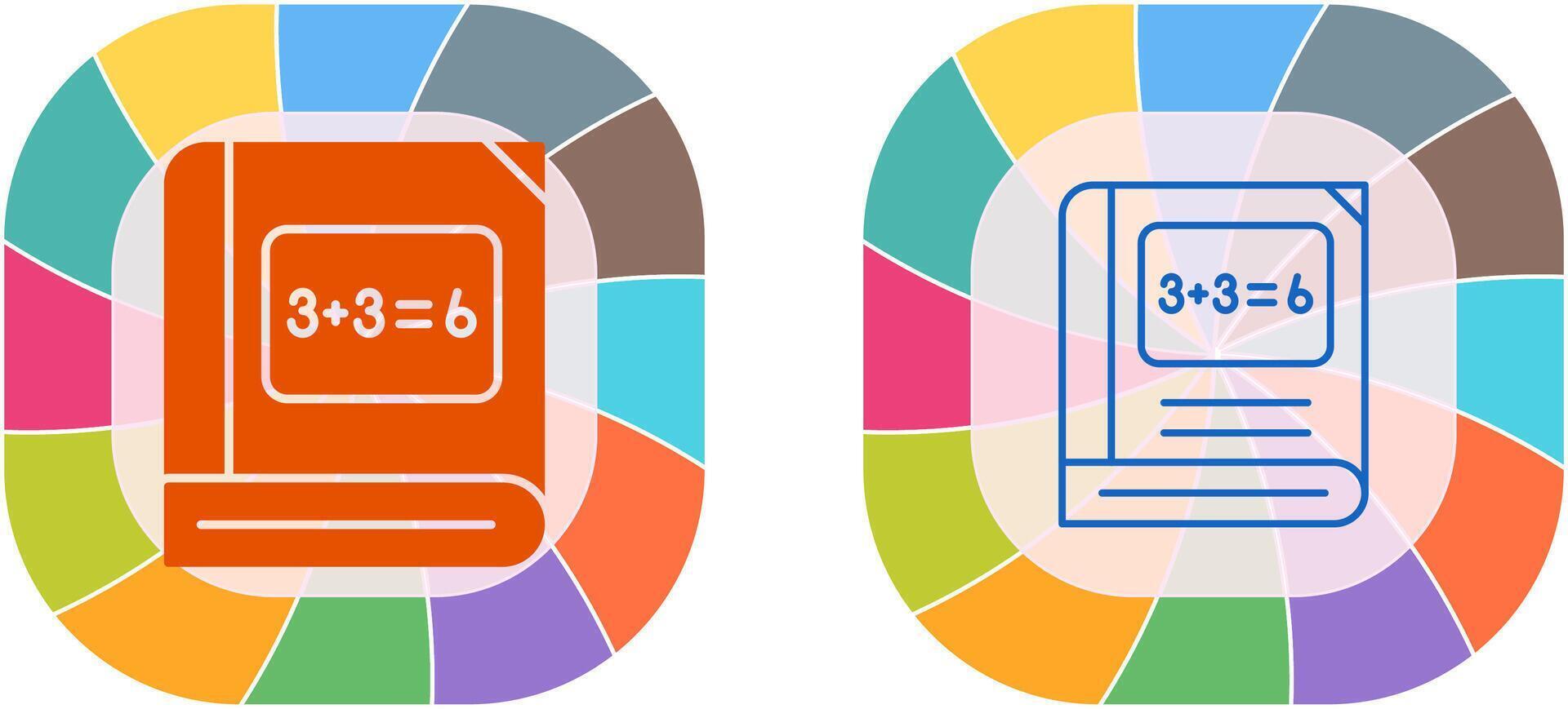 Math Icon Design vector