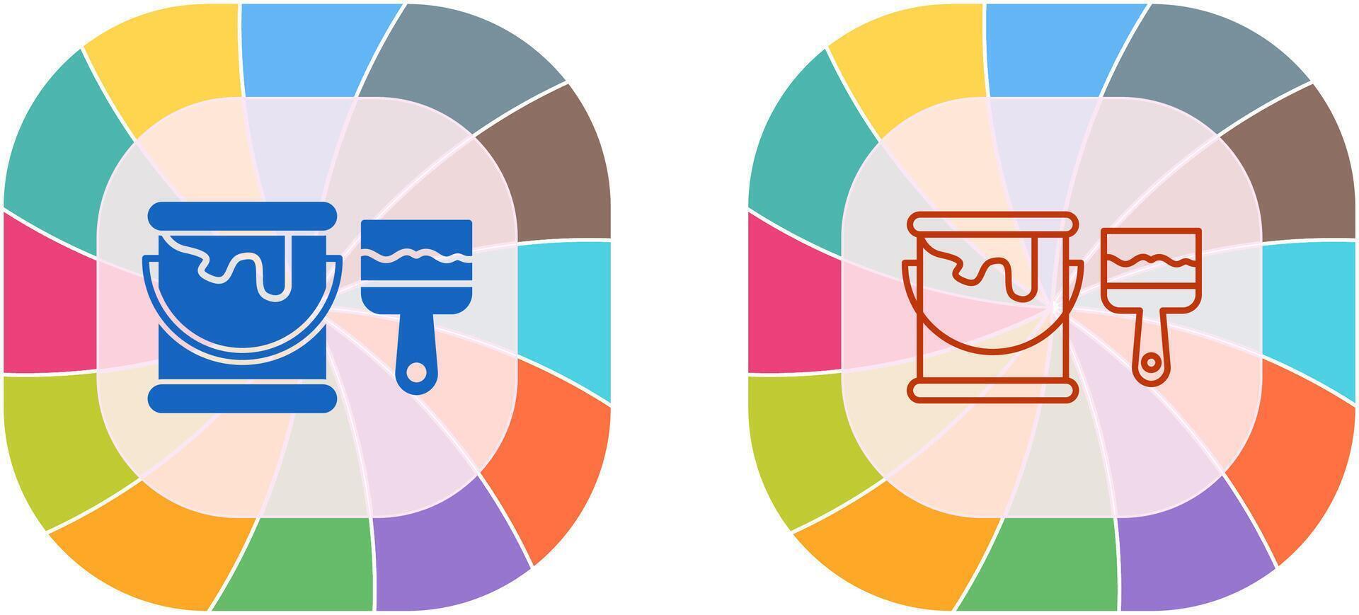 Paint Brush Icon Design vector