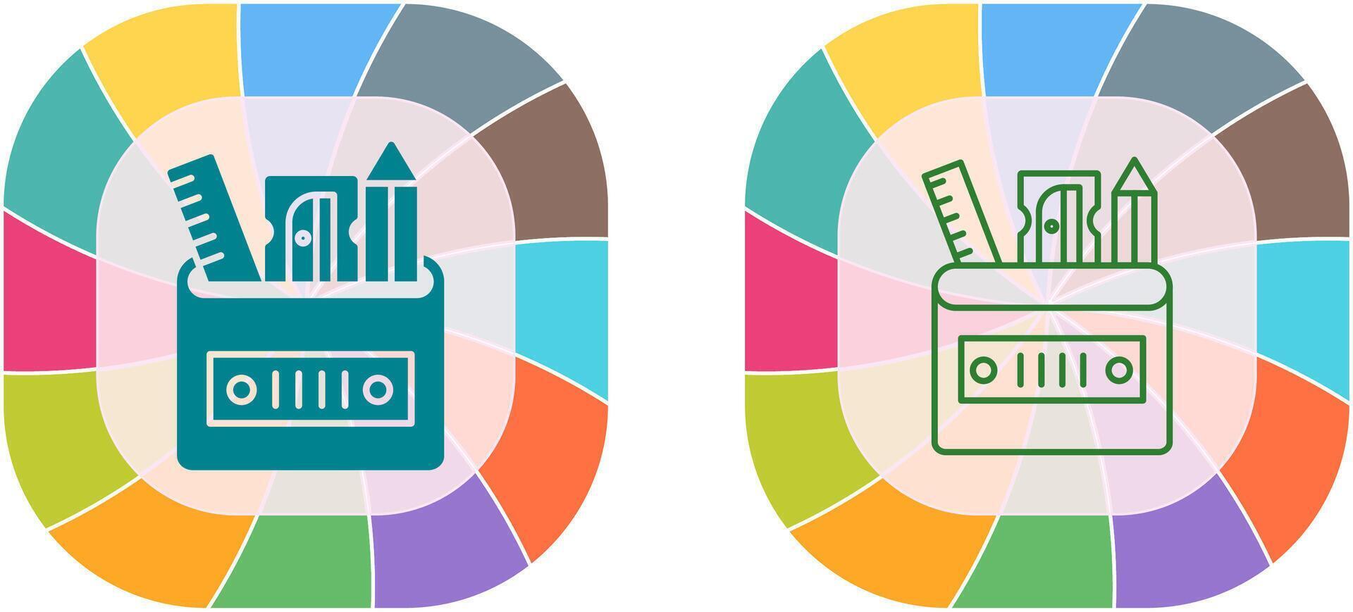 Stationery Icon Design vector