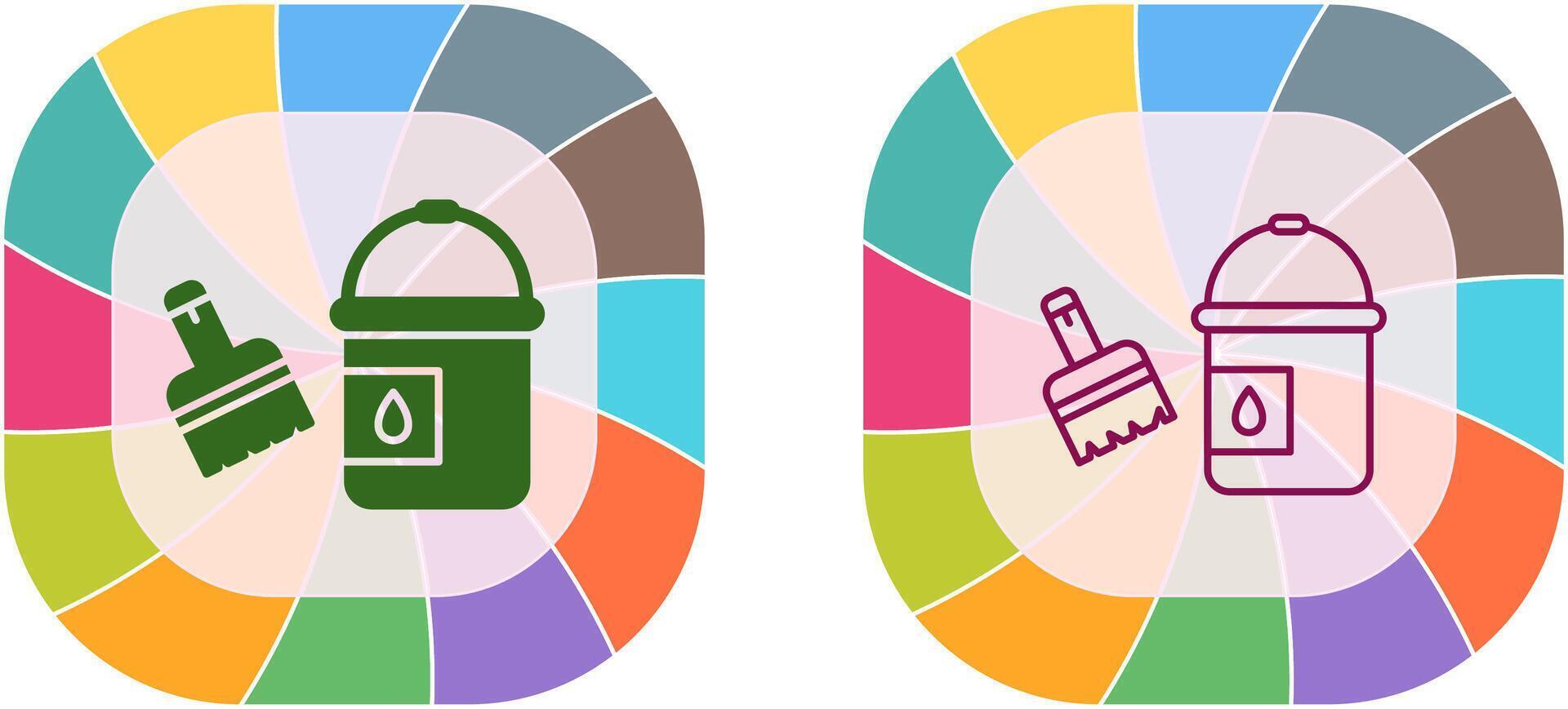 Paint Brush Icon Design vector