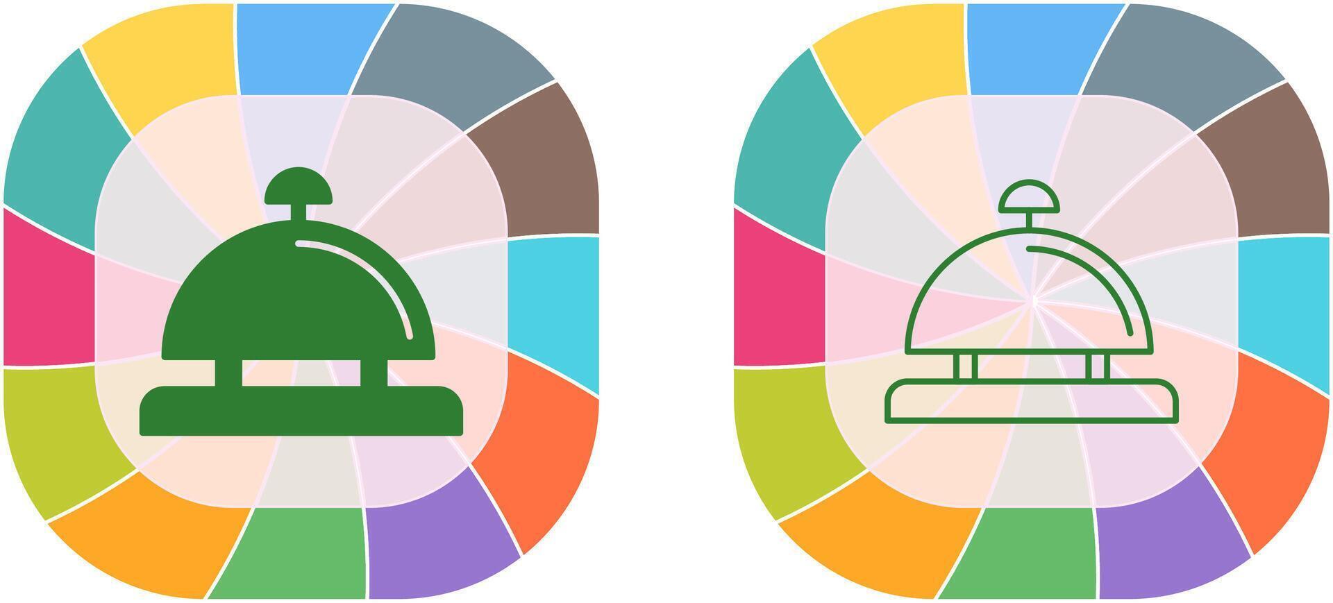 Desk Bell Icon Design vector