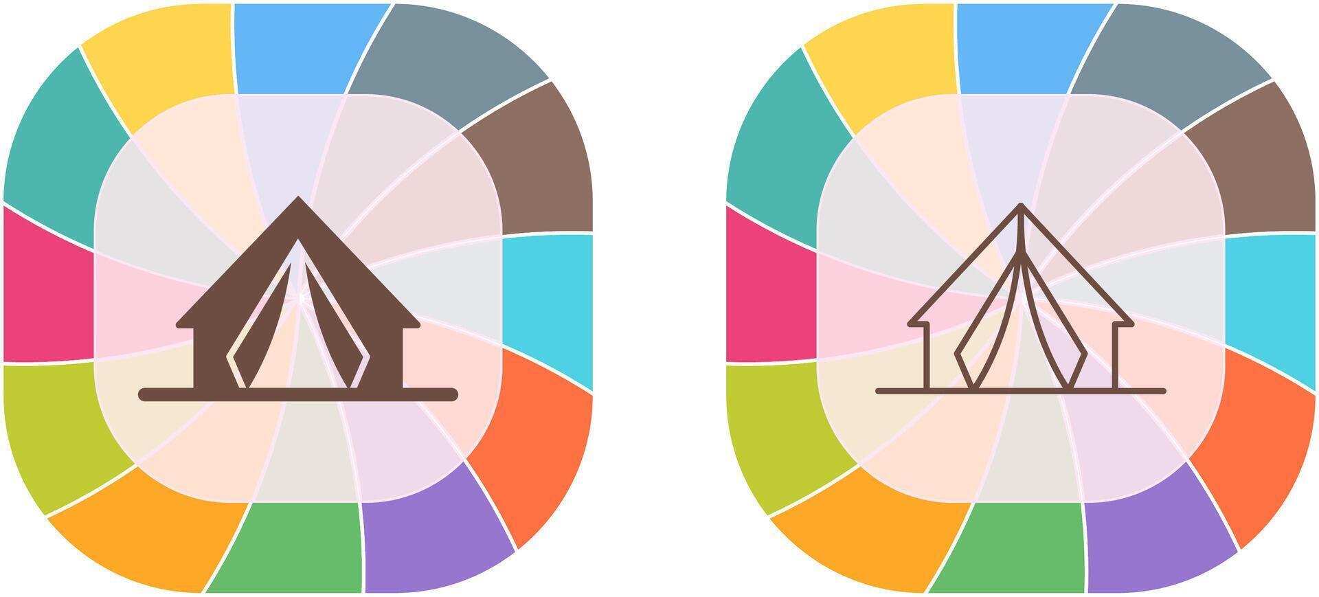 Camp Icon Design vector