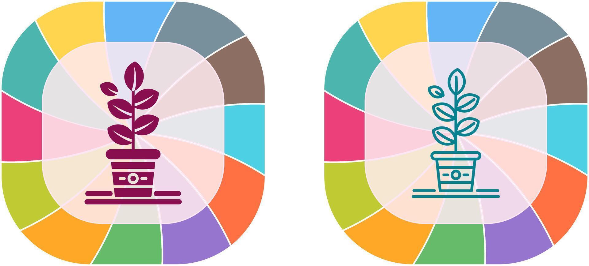 Planting Icon Design vector