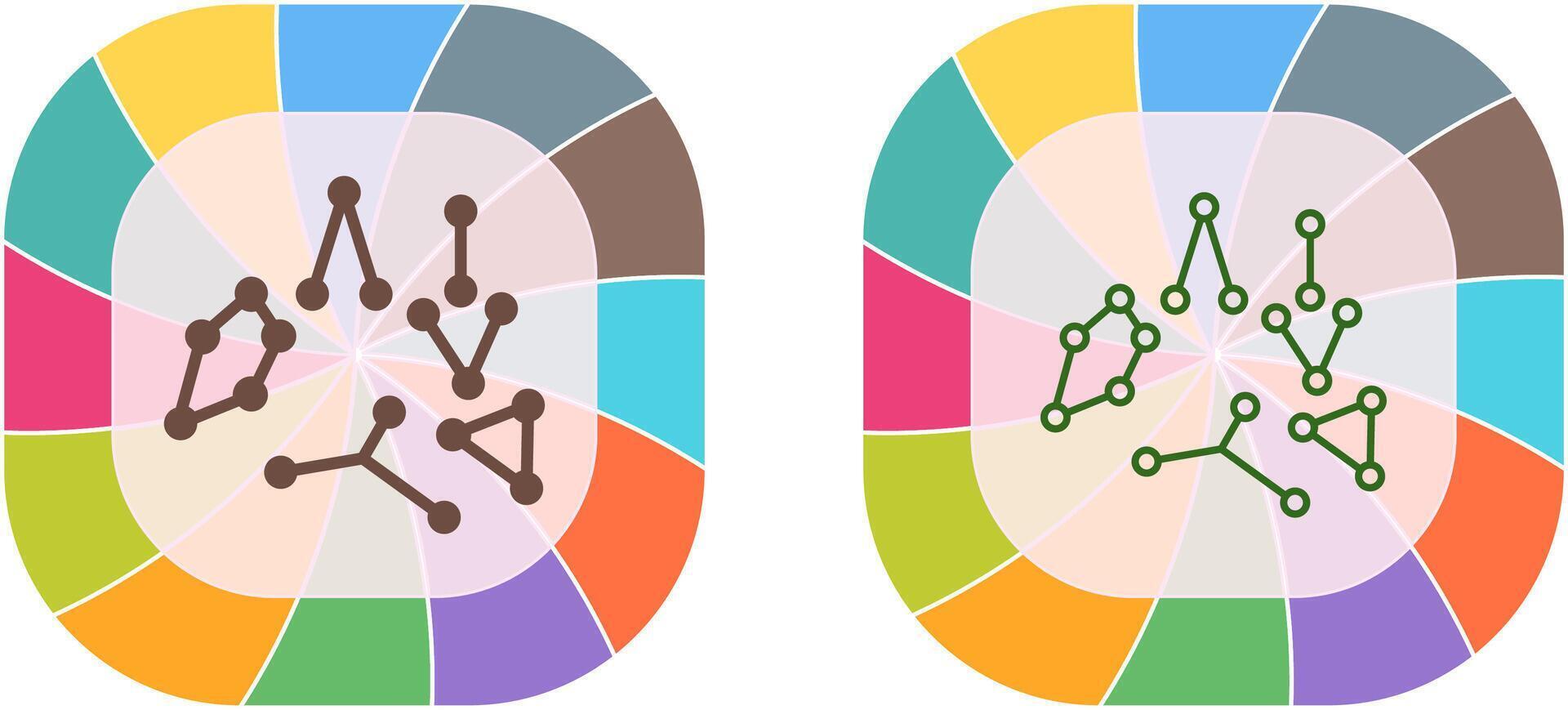 Constellation Icon Design vector