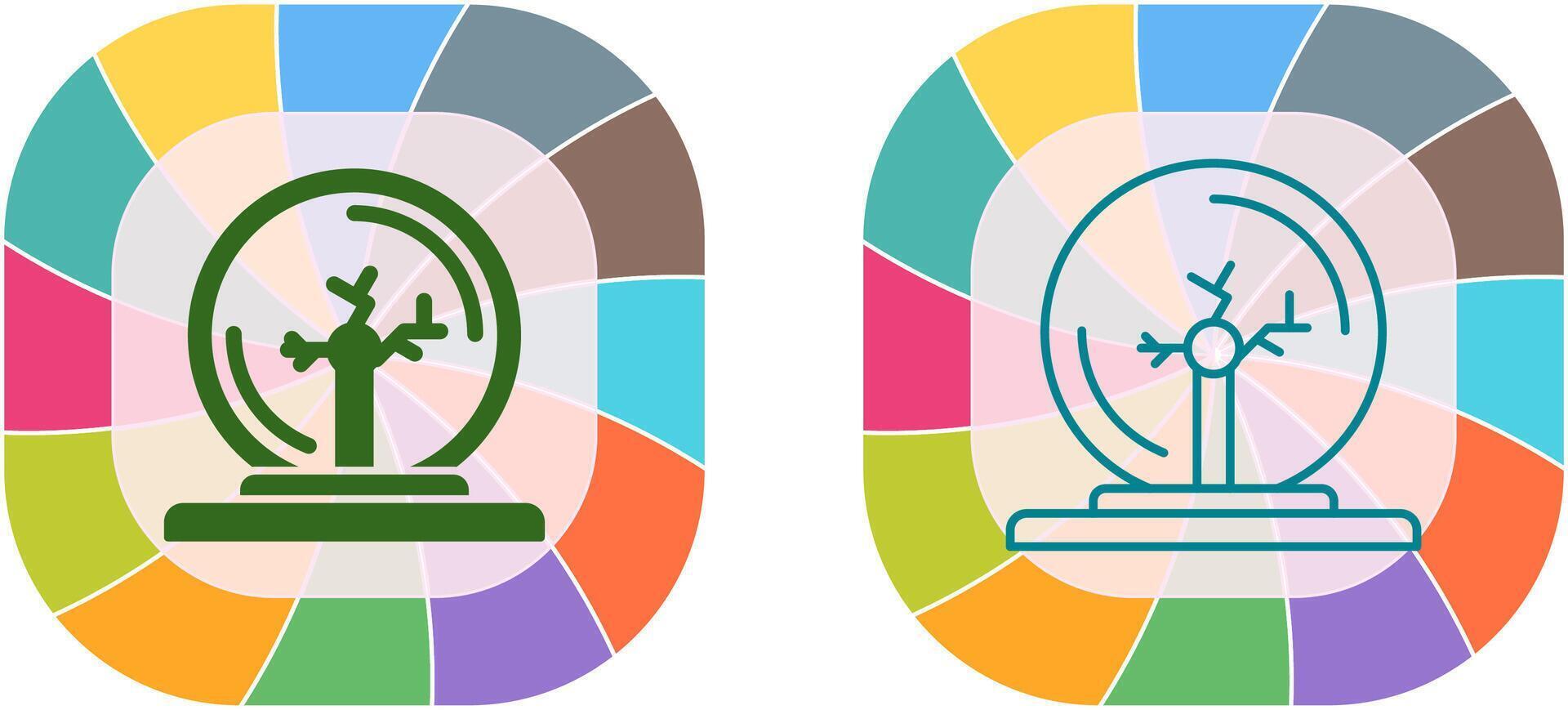 Plasma Ball Icon Design vector