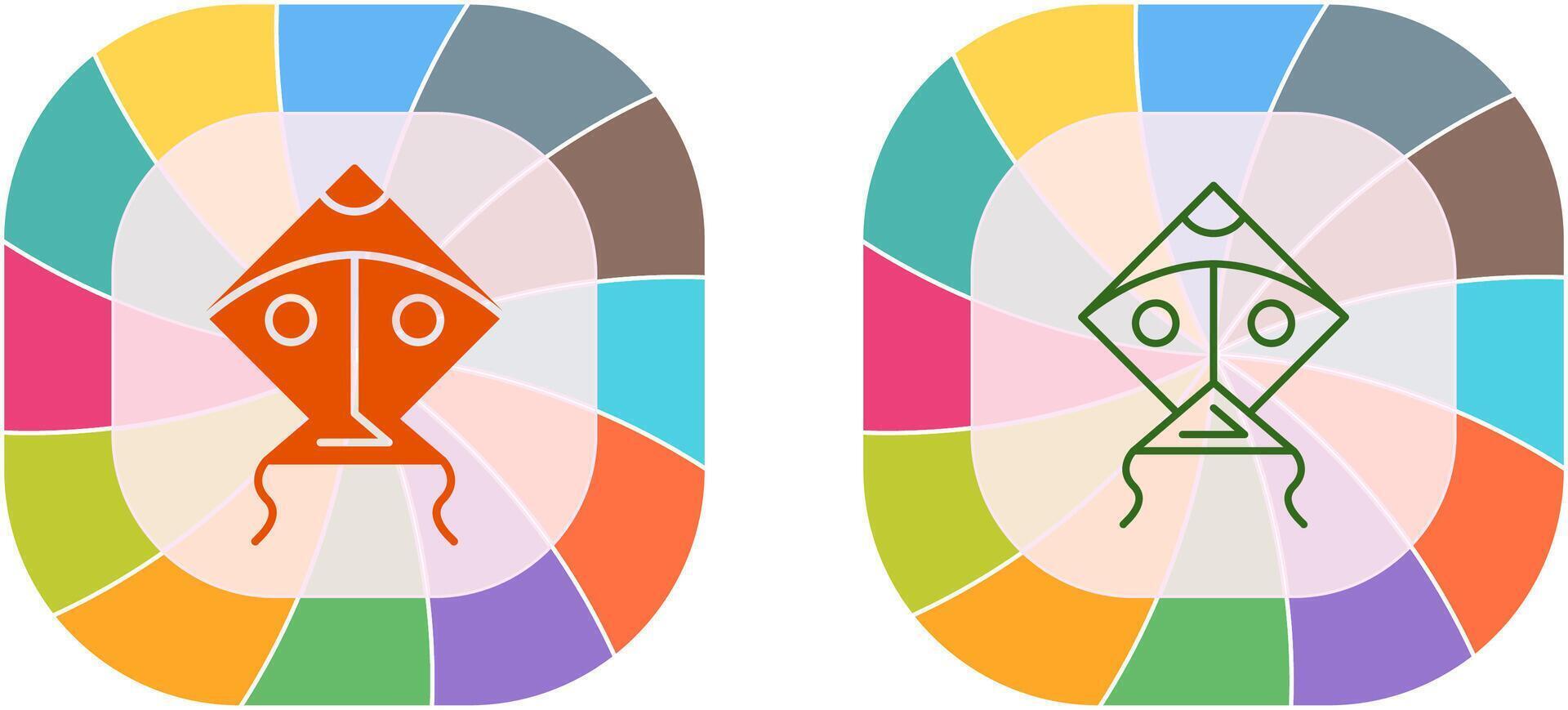 Kite Icon Design vector