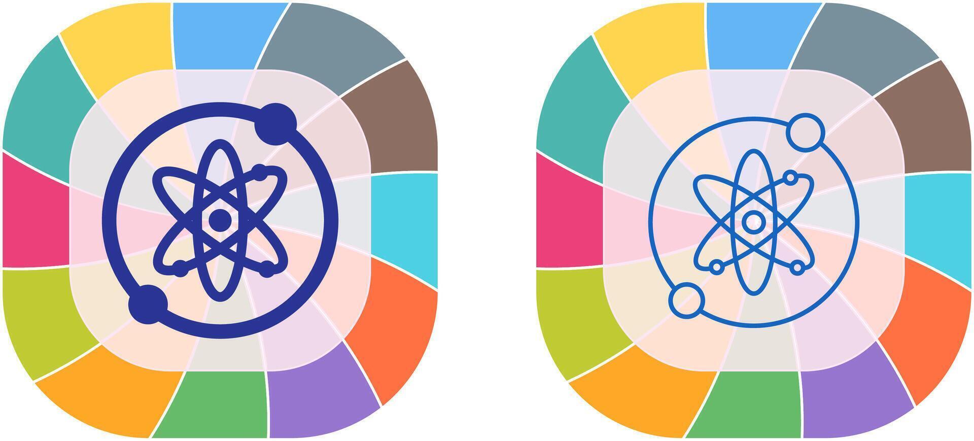 Proton Icon Design vector