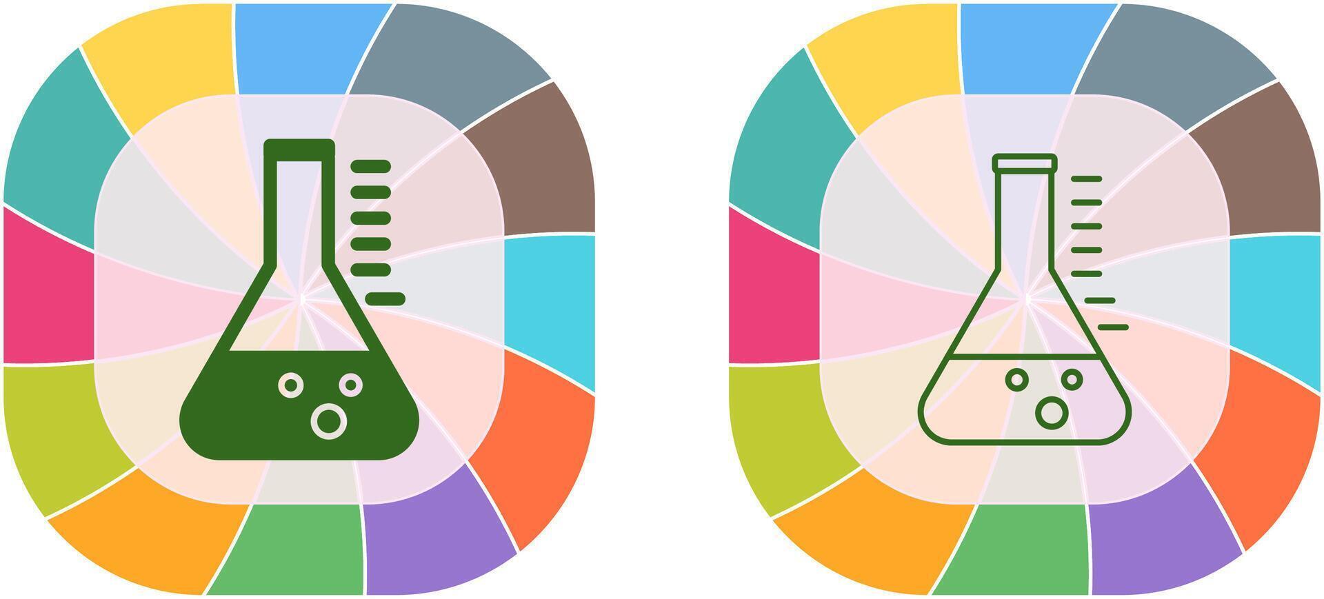 beaker Icon Design vector