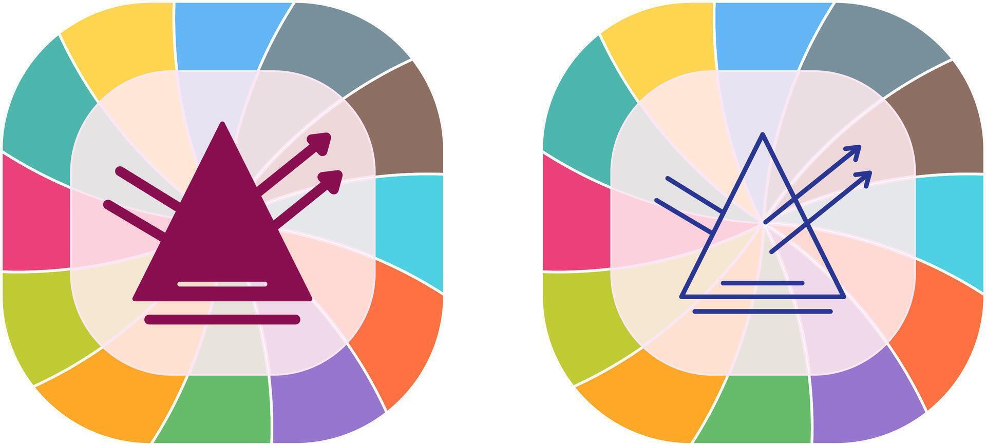 Reflection Icon Design vector