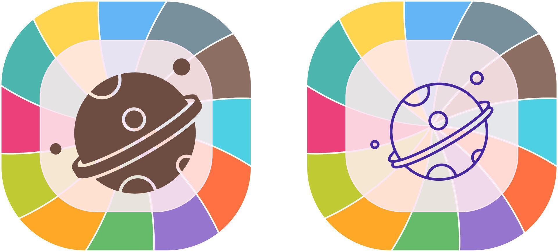 Planet Icon Design vector