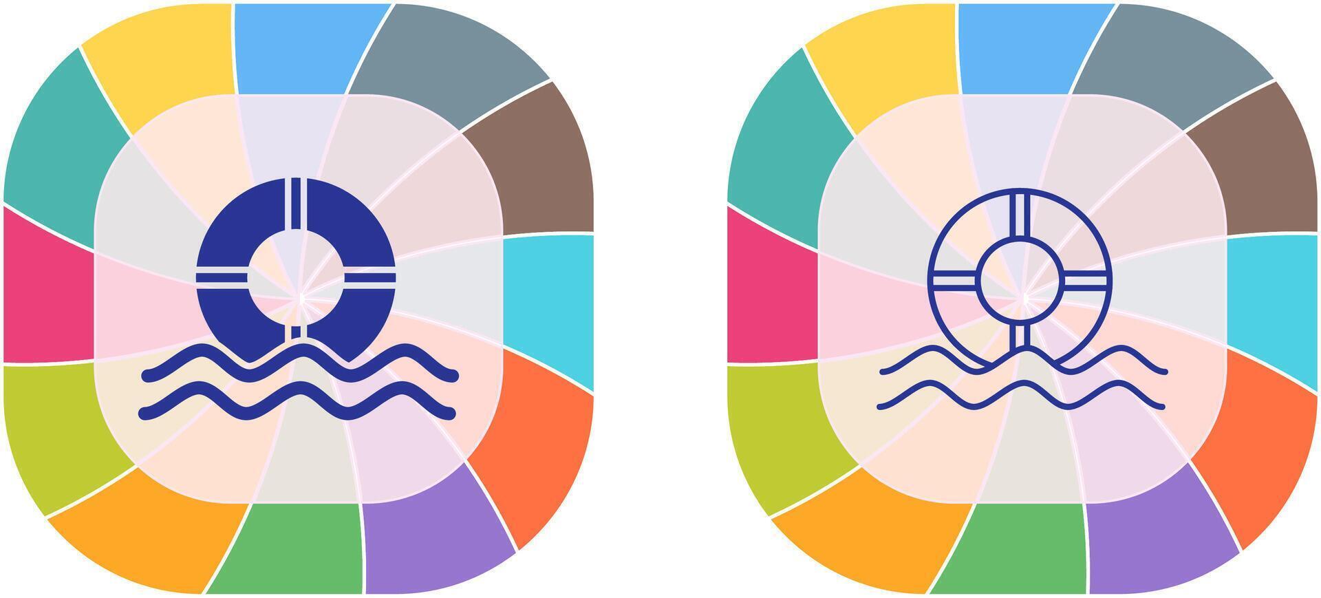 Float Icon Design vector