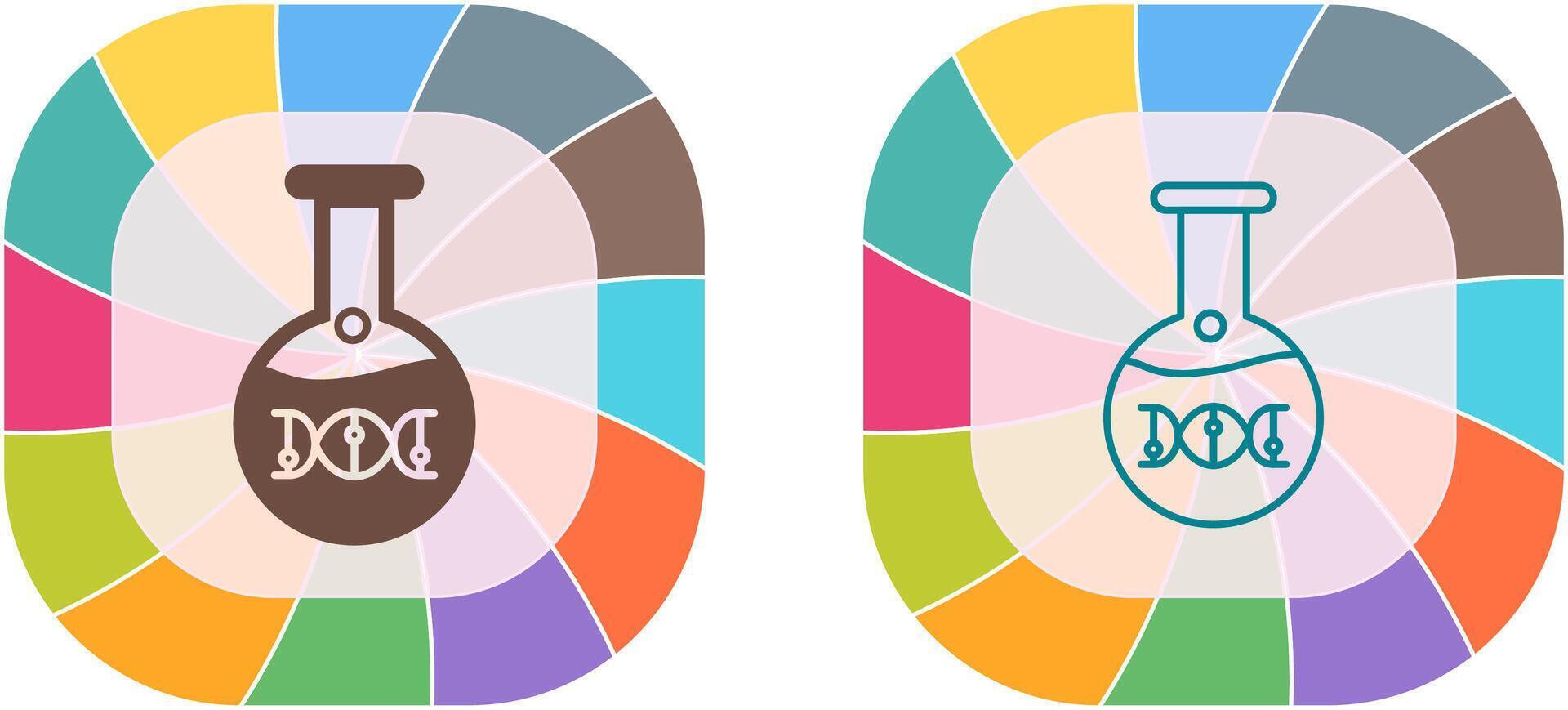 Dna Icon Design vector