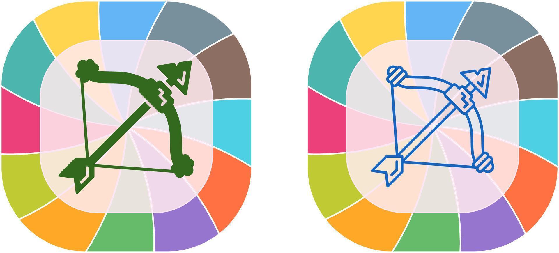 Crossbow Icon Design vector