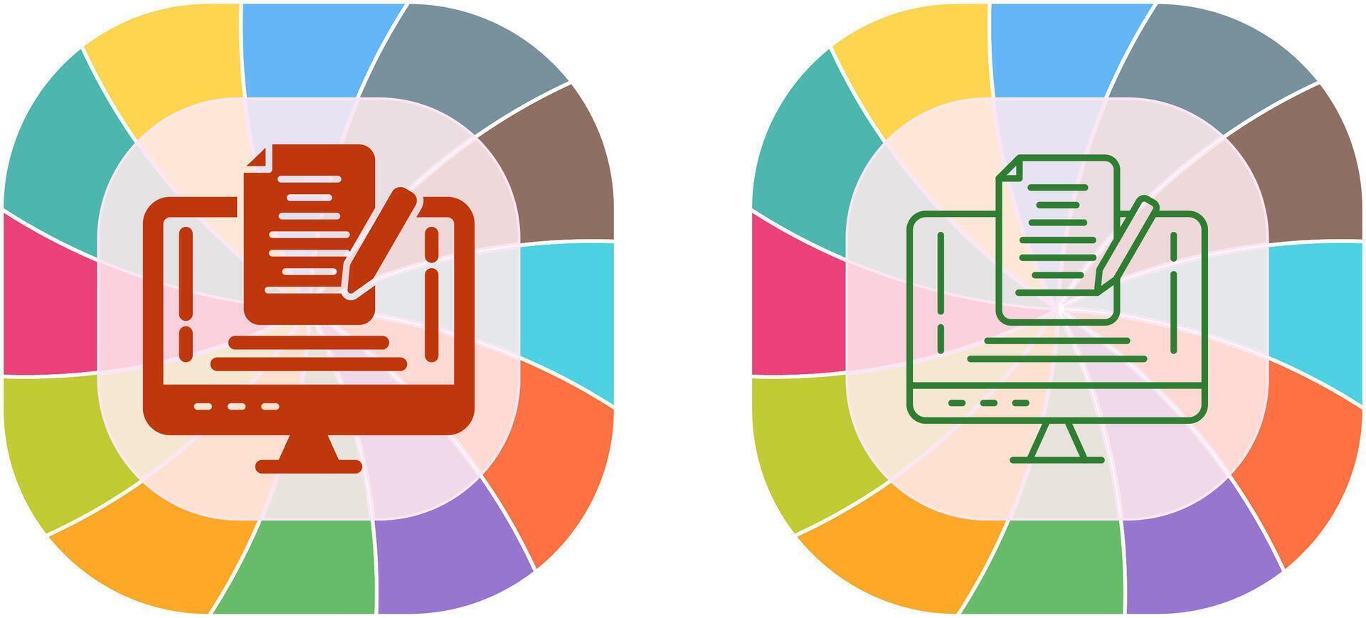 Note Icon Design vector