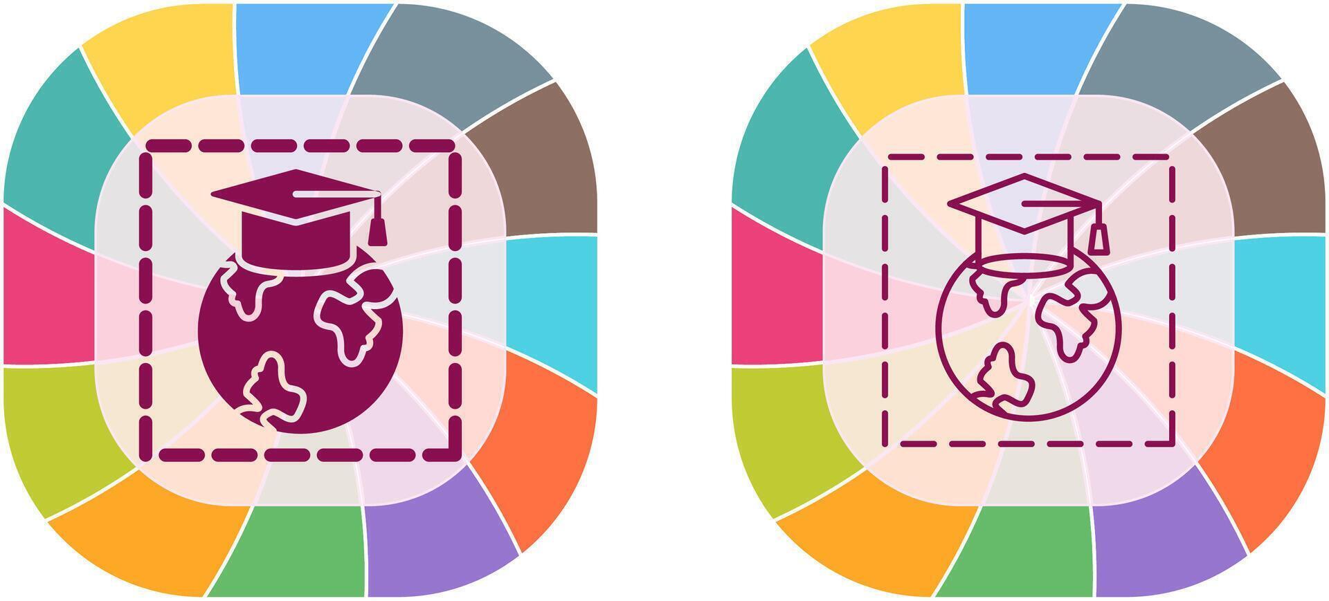 Earth Icon Design vector