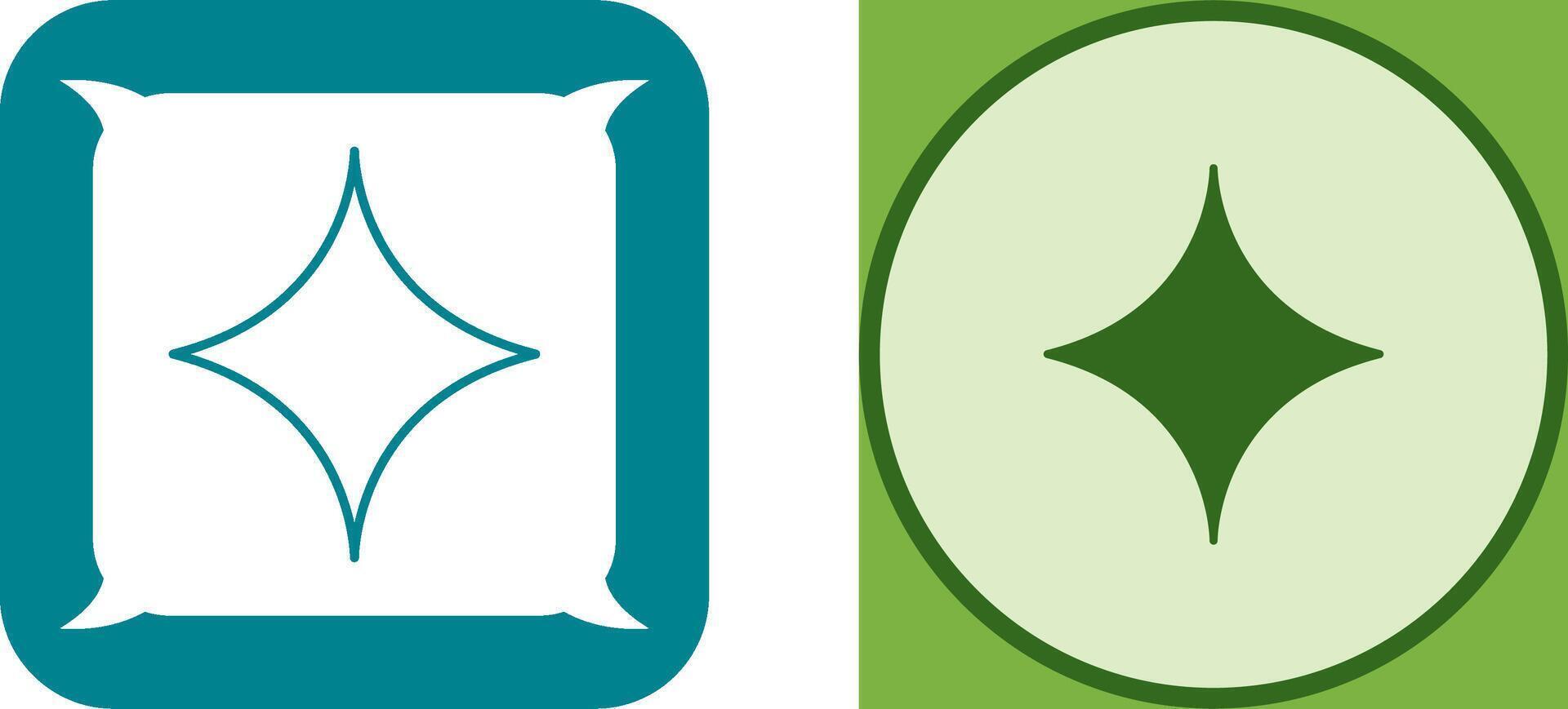 Unique Diamond Icon Design vector