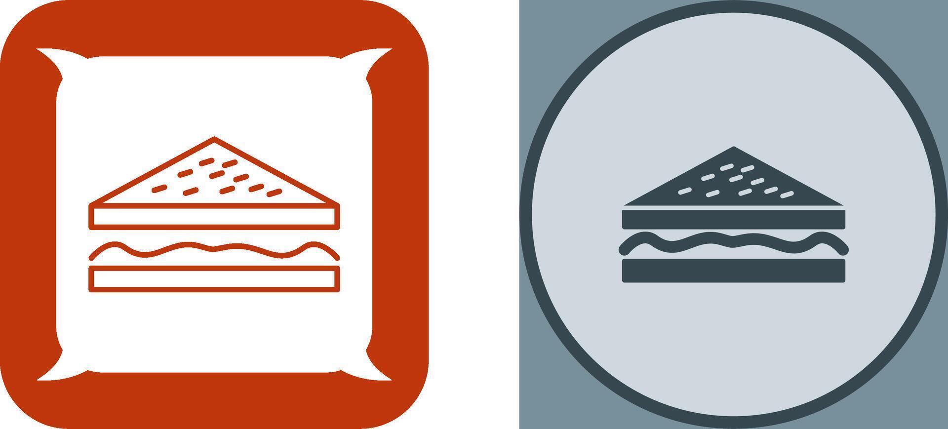 Unique Sandwich Icon Design vector