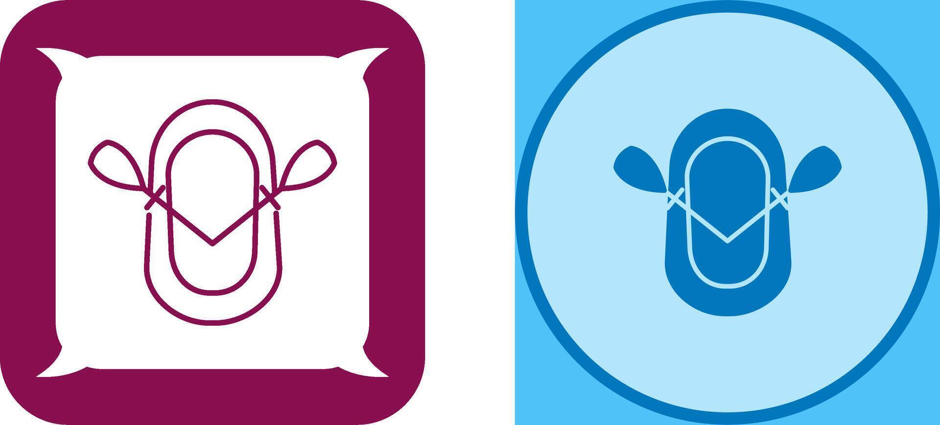 Dinghy Icon Design vector