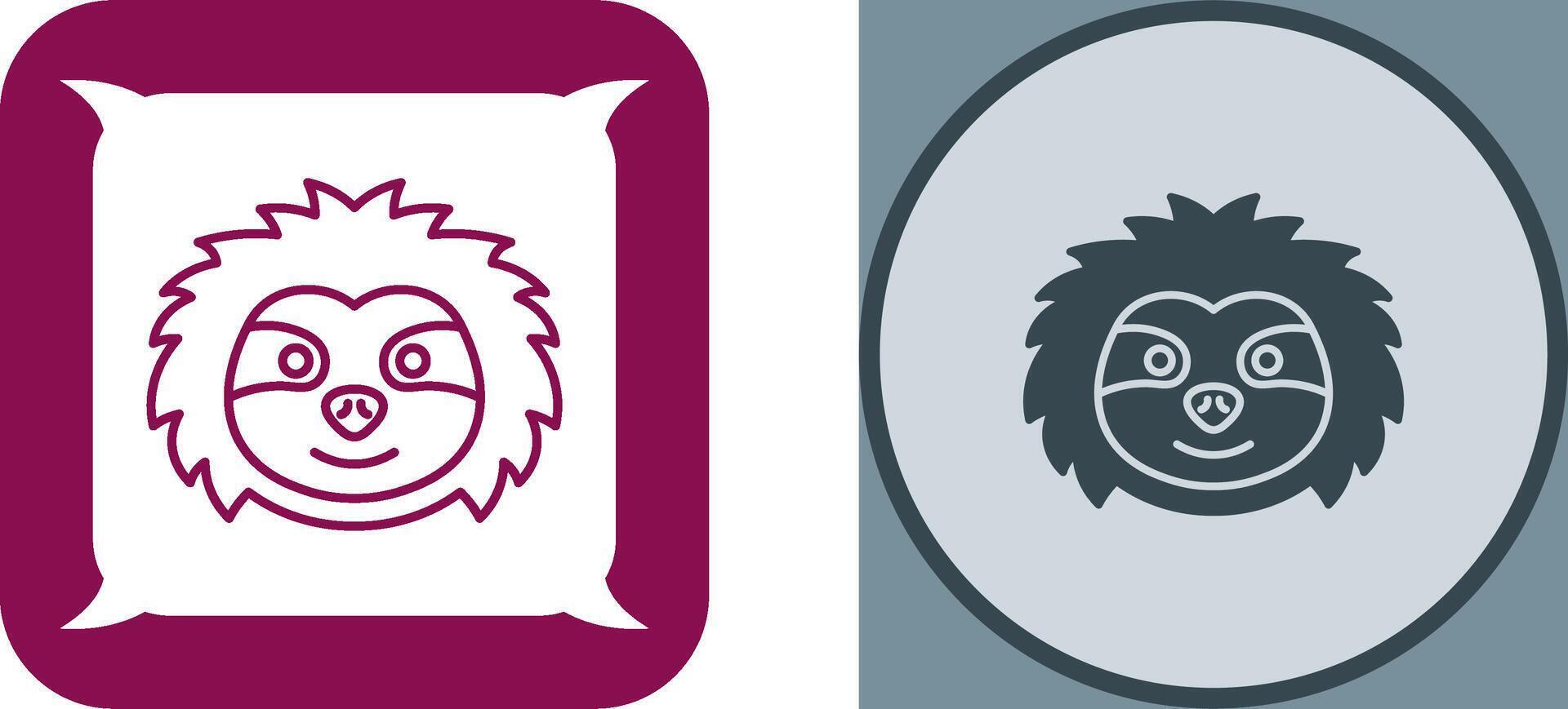 Sloth Icon Design vector