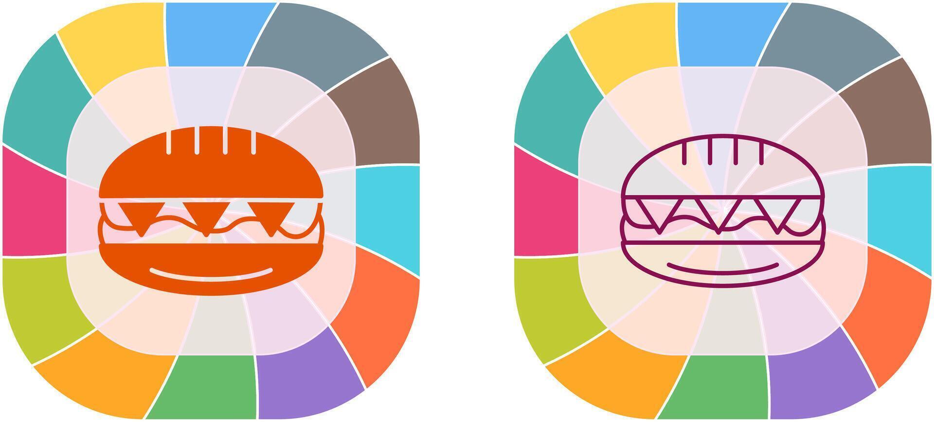 Sandwich Icon Design vector