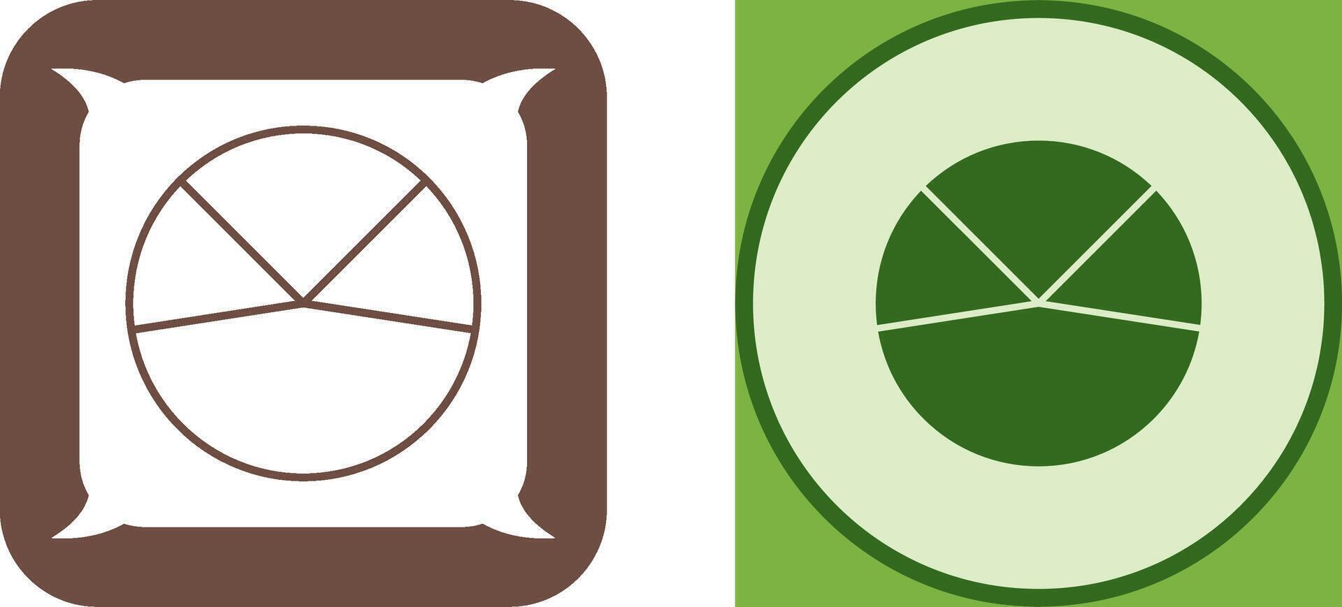 Pie Chart Analysis Icon Design vector