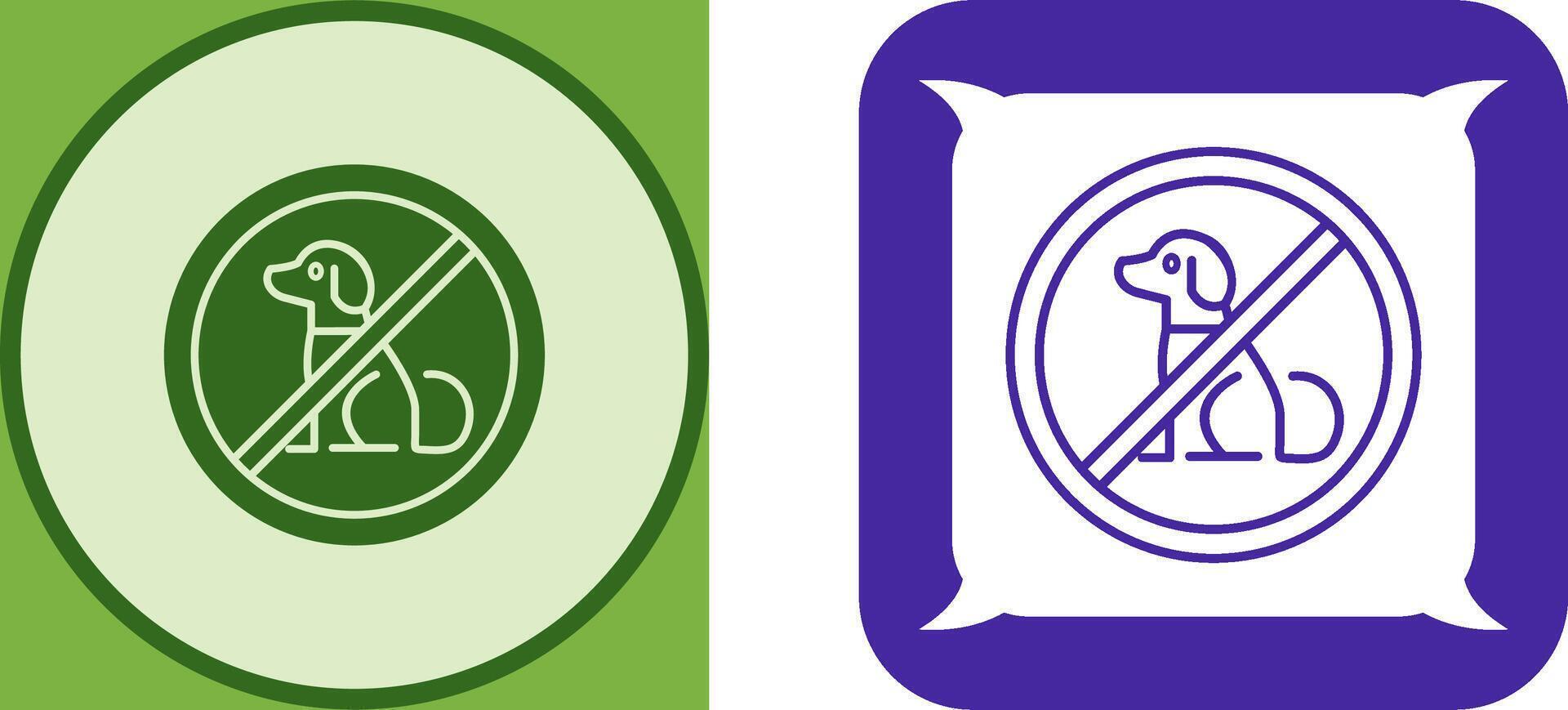 No Pets Icon Design vector
