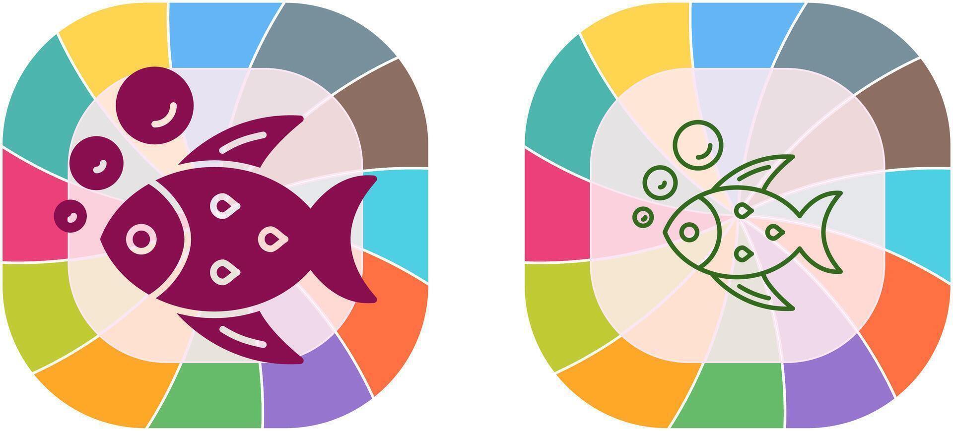 Fish Icon Design vector