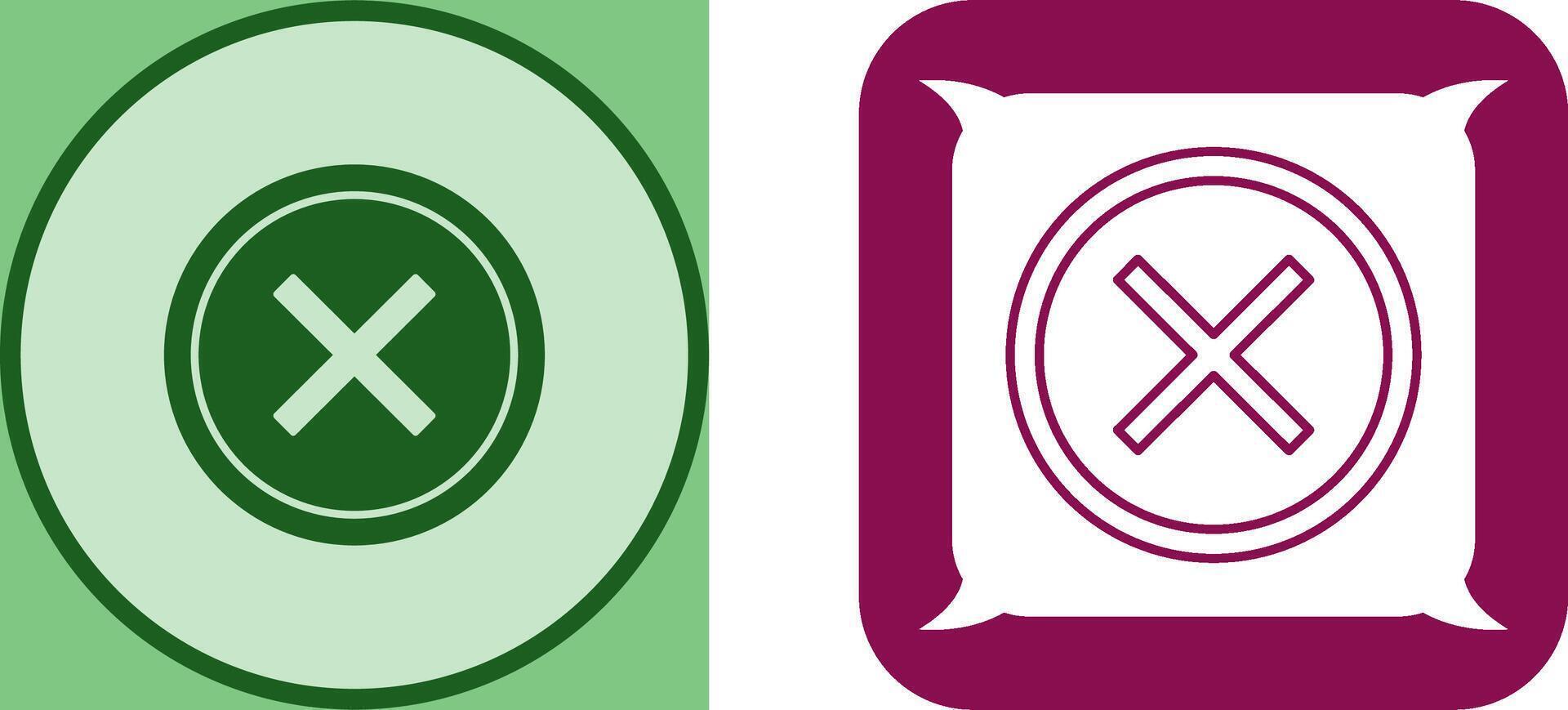 Do Not Cross Icon Design vector