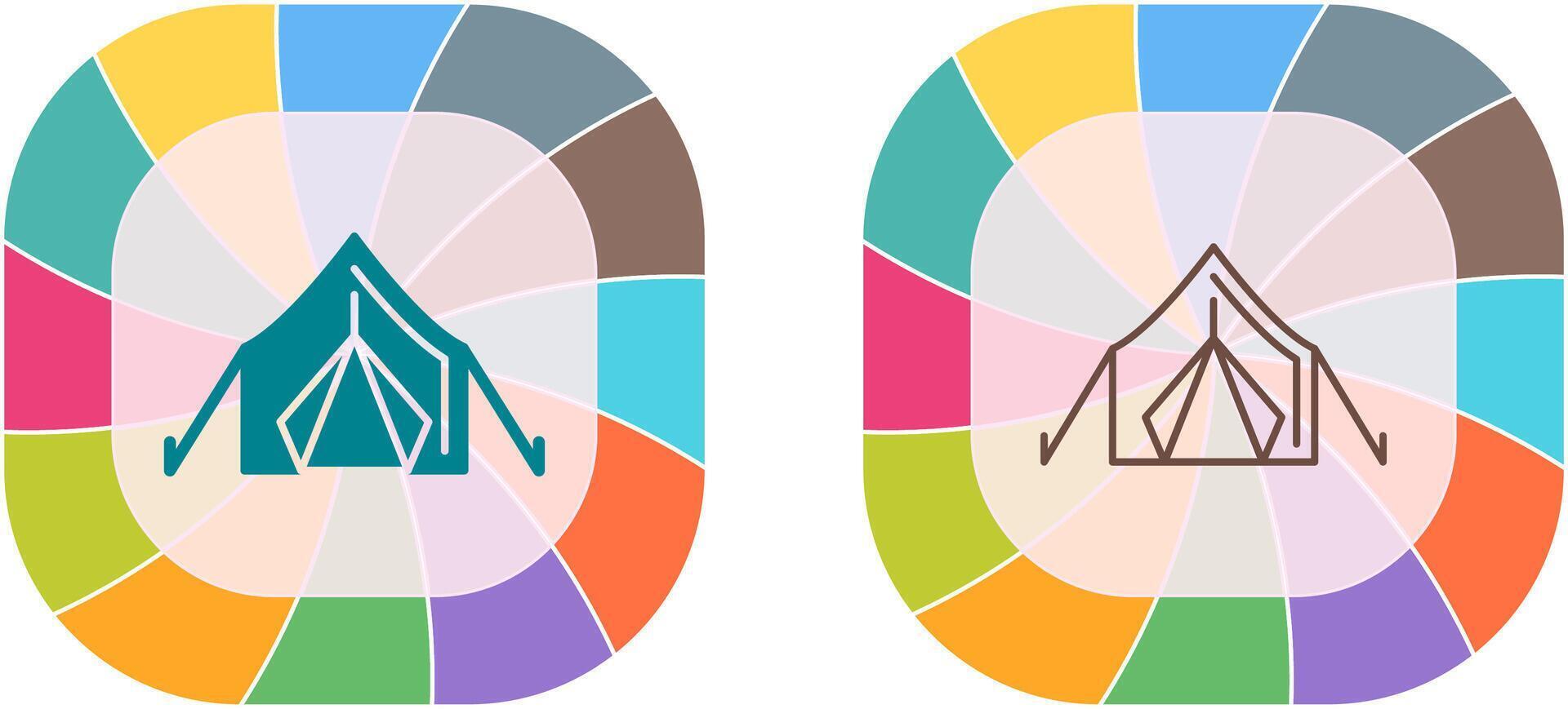Tent Icon Design vector