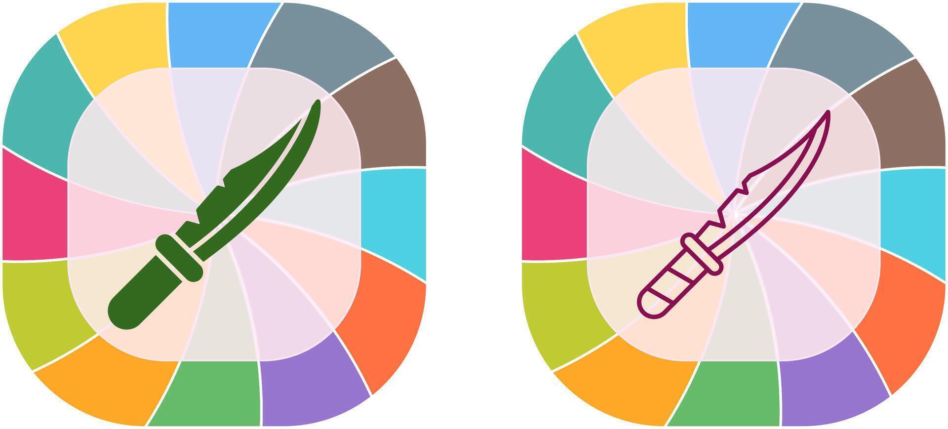 Knife Icon Design vector