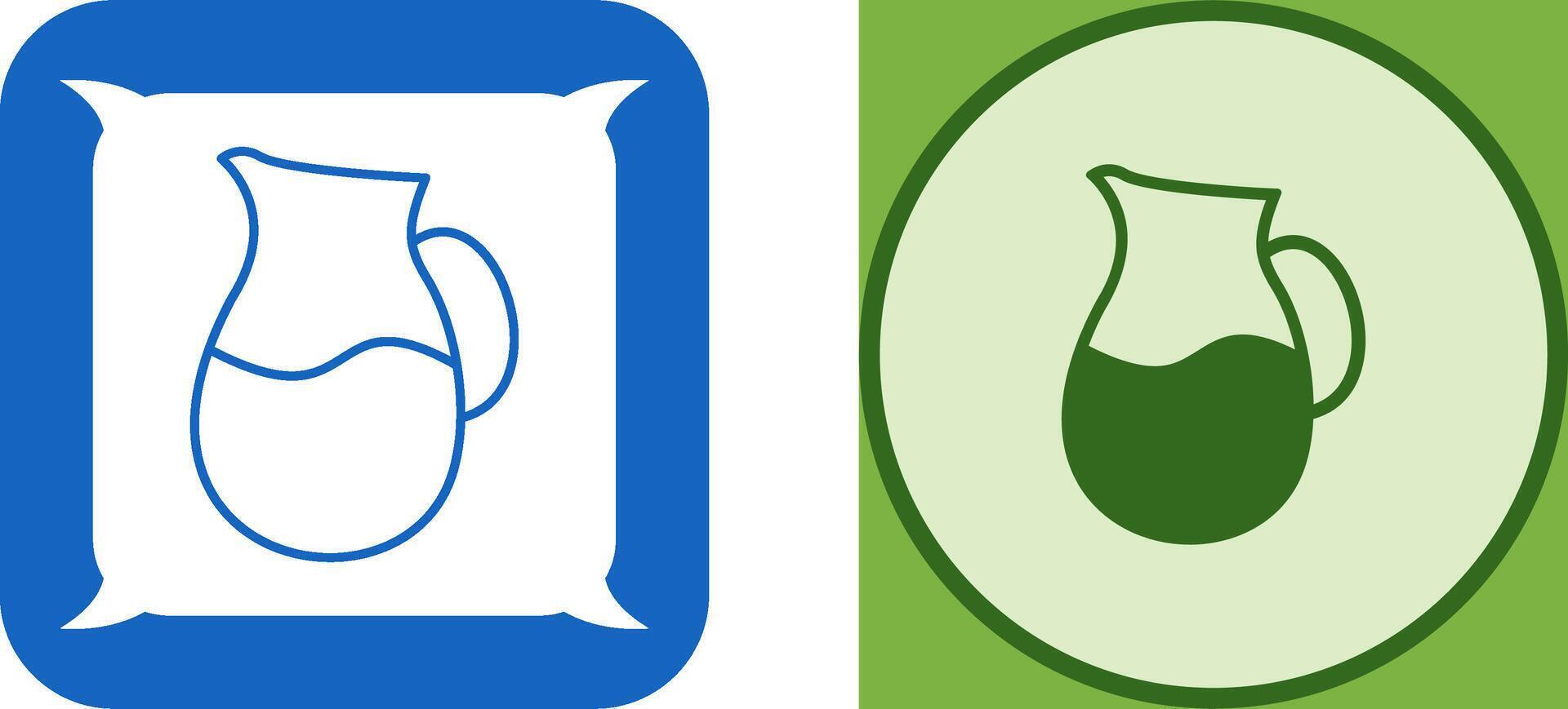 Milk Jug Icon Design vector