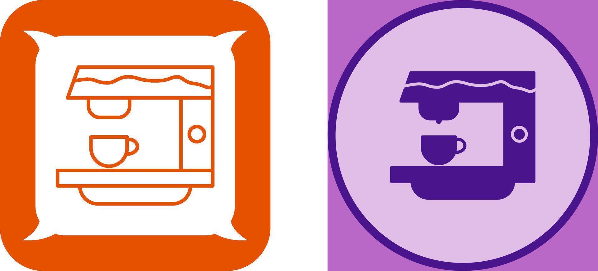 Coffee Machine Icon Design vector