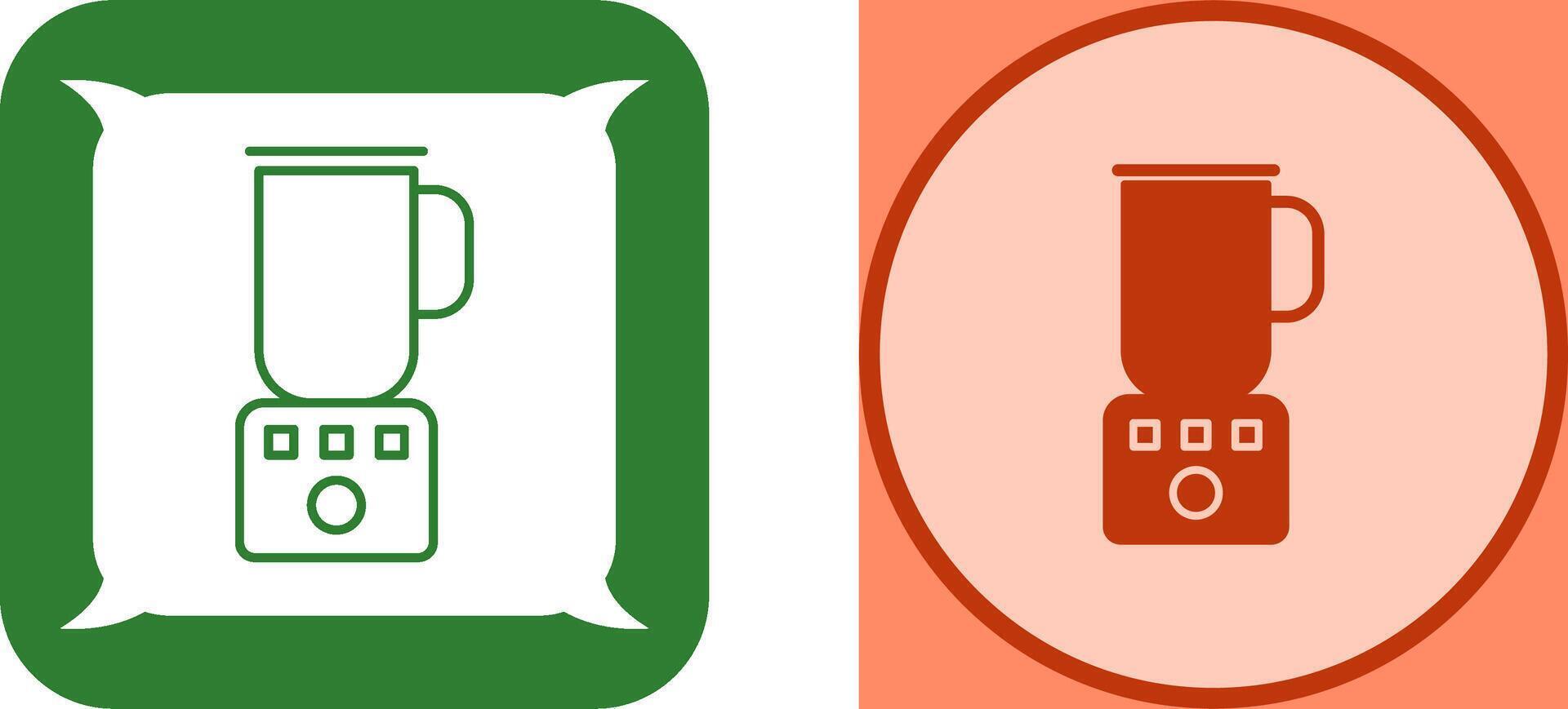 Coffee Blender Icon Design vector