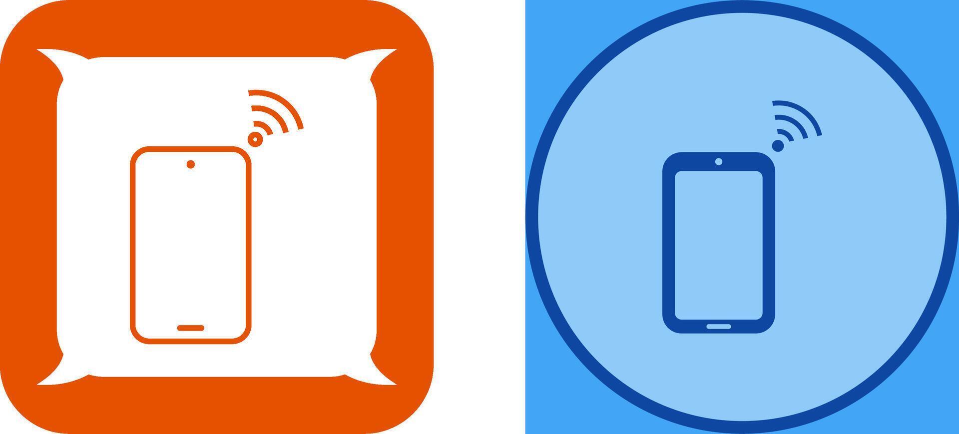 Unique Connected Device Icon Design vector