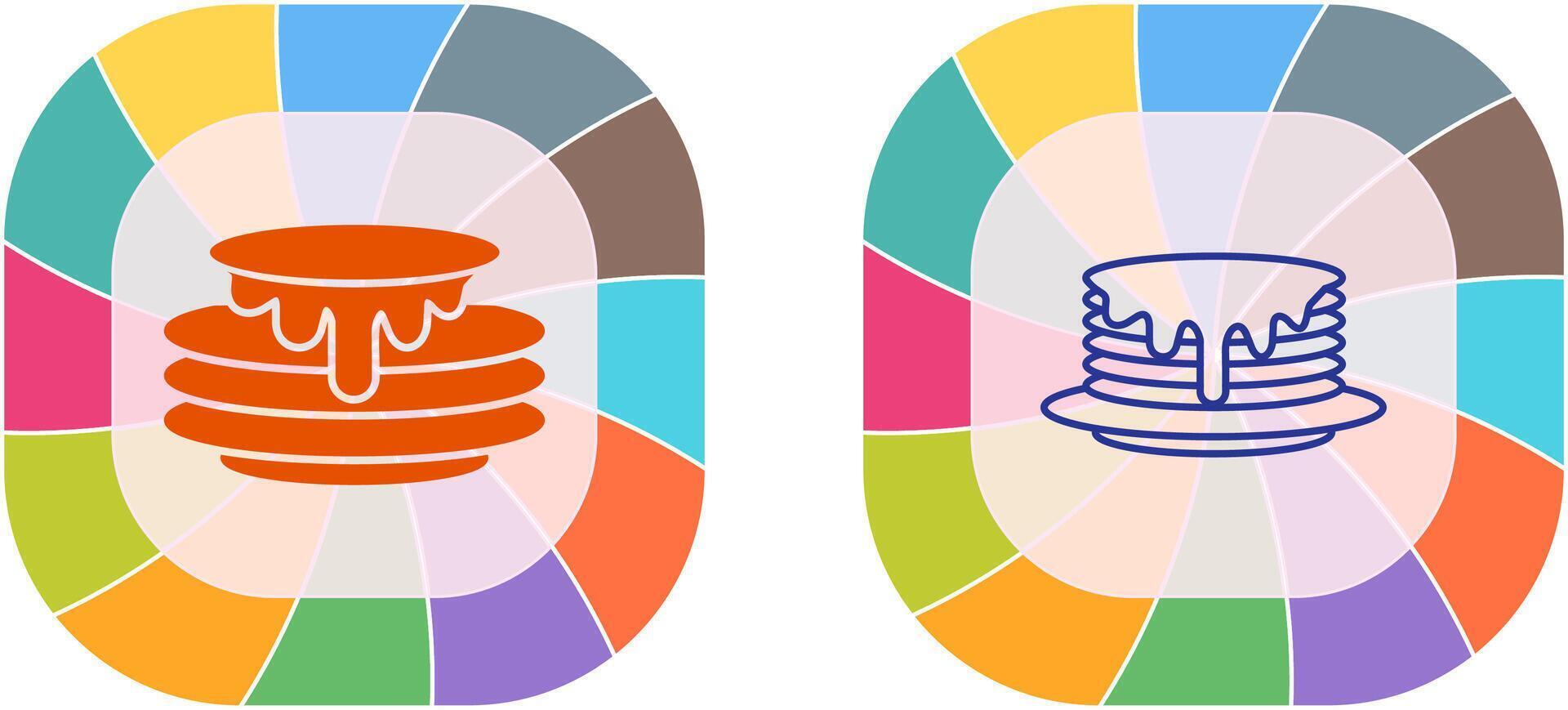 Pancake Icon Design vector