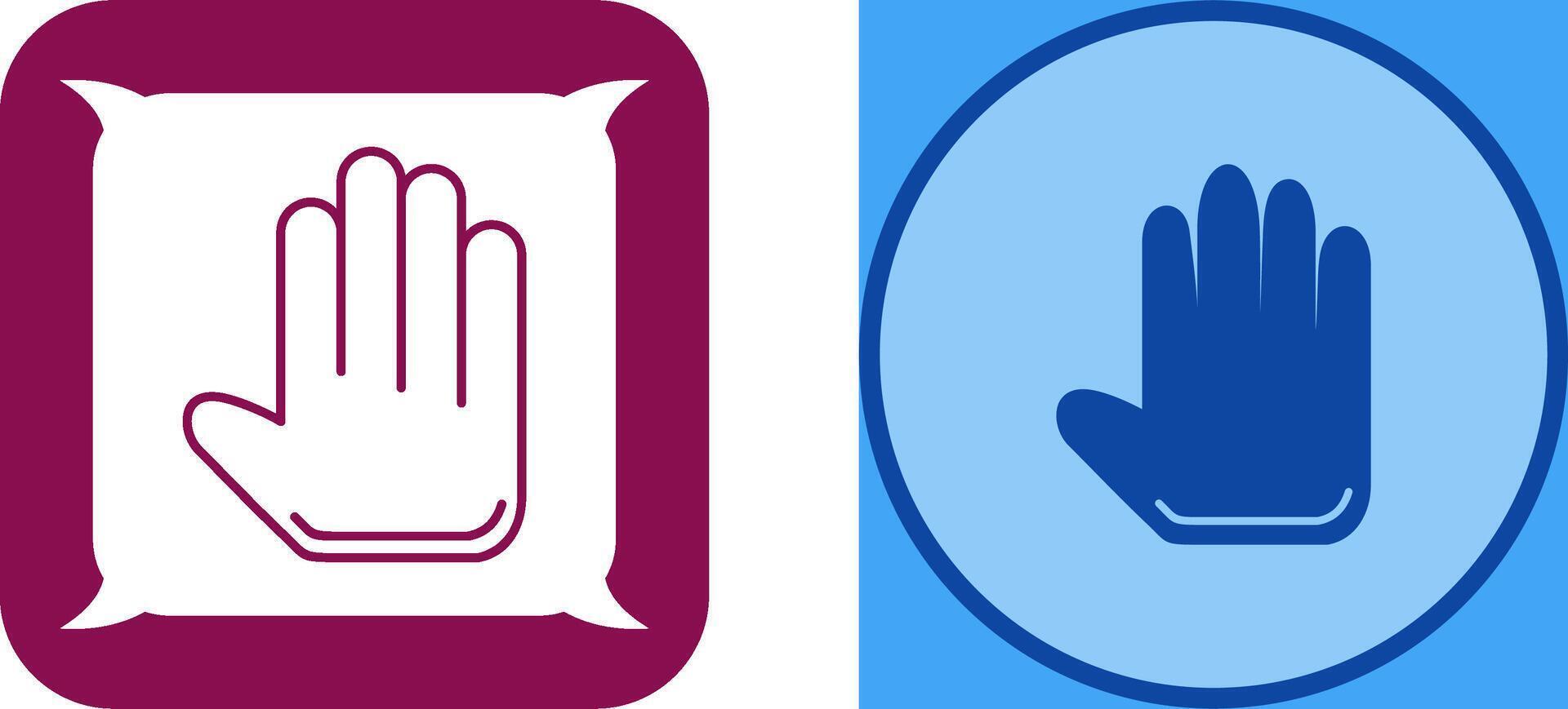 Unique Hand Tool Icon Design vector