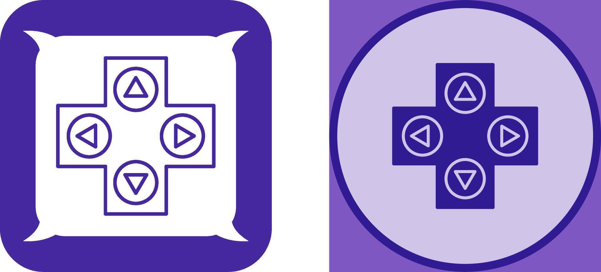 Unique Gaming Control Icon Design vector