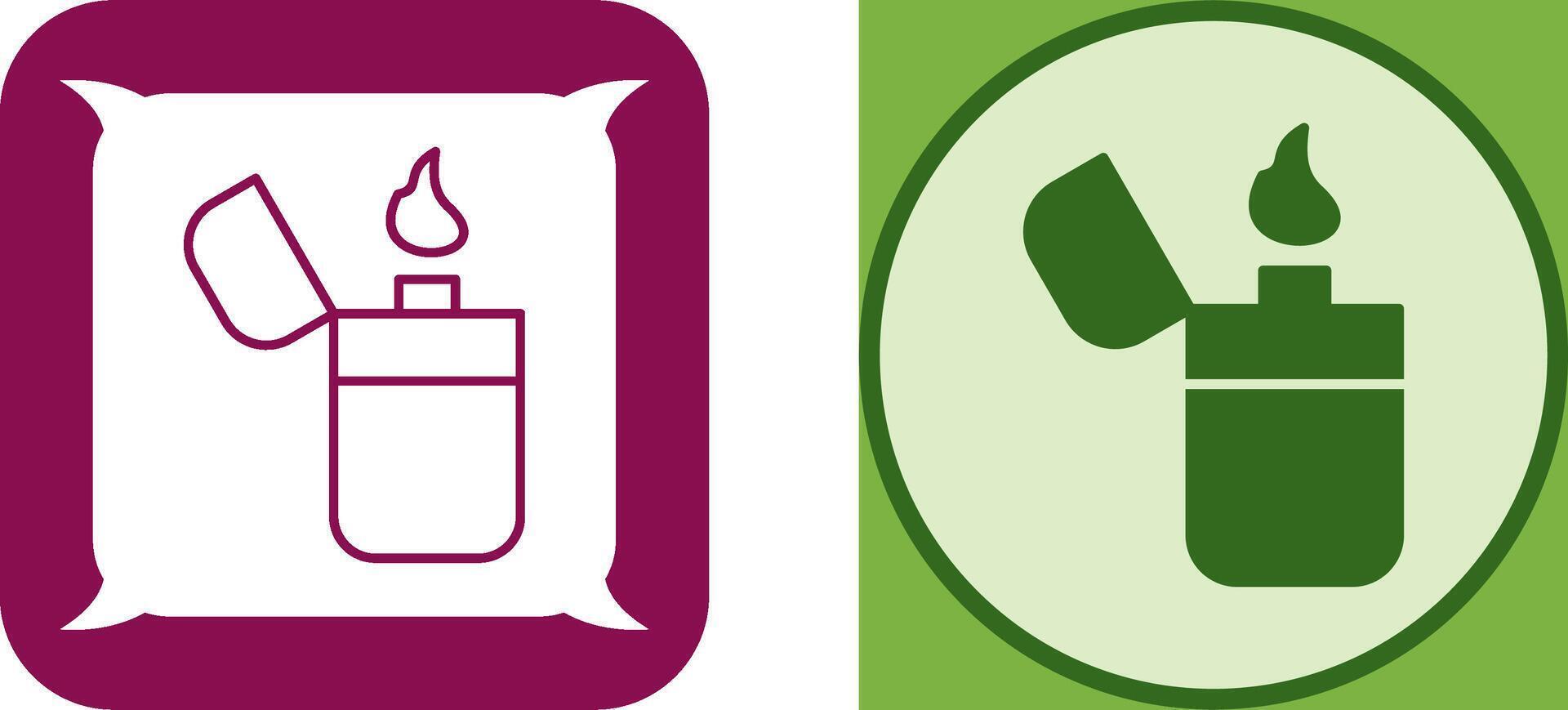 Unique Lighter Icon Design vector