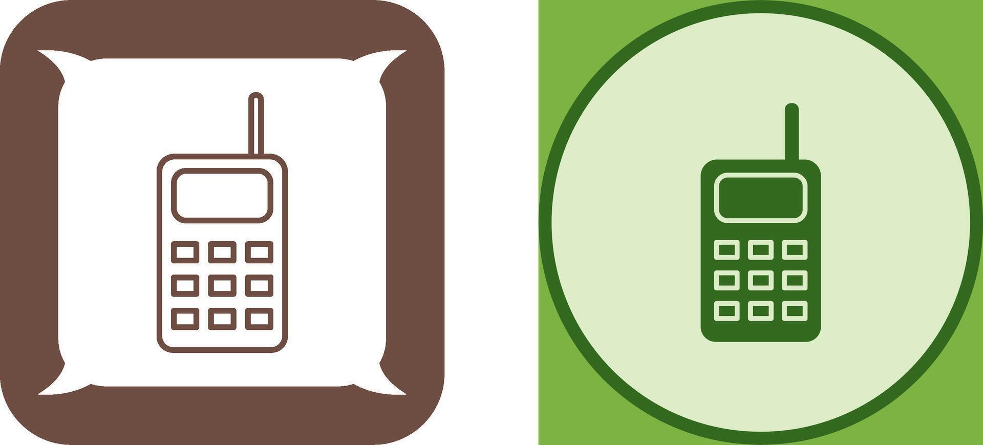 Unique Walkie Talkie Icon Design vector