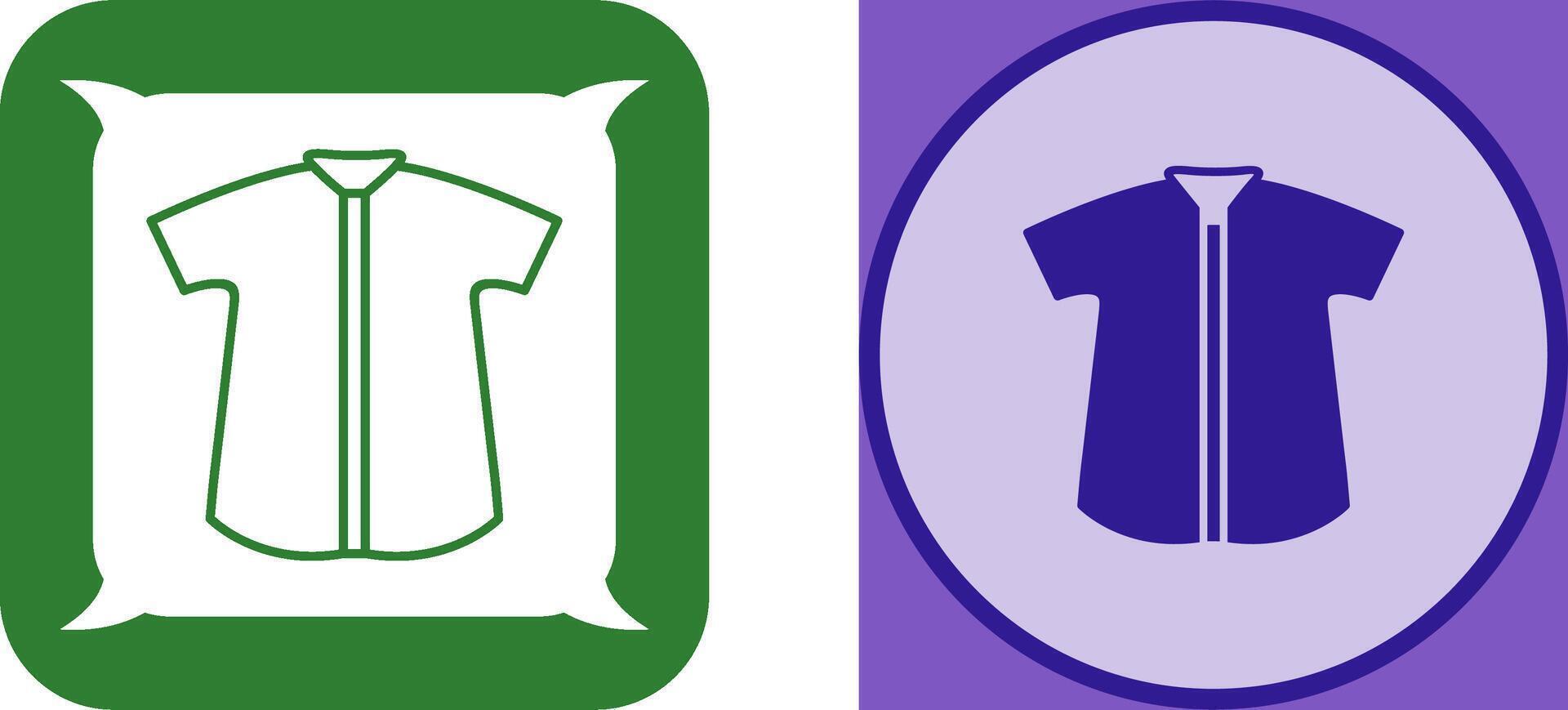 Check Shirt Icon Design vector