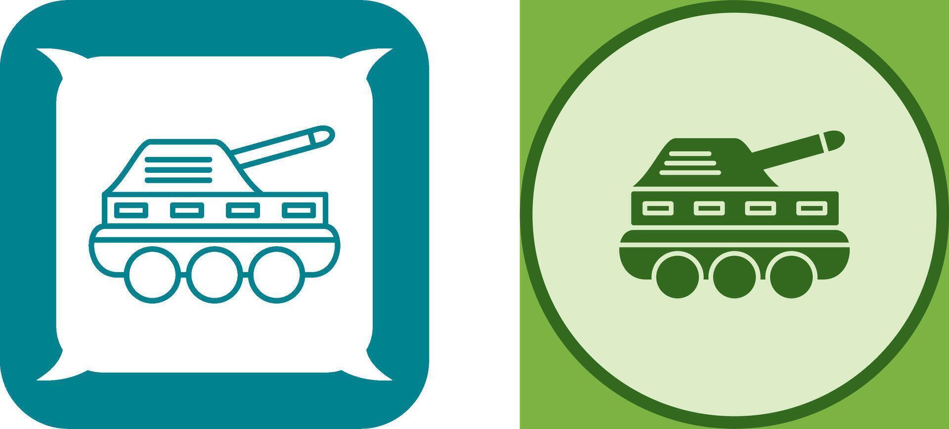 Infantry Tank Icon Design vector