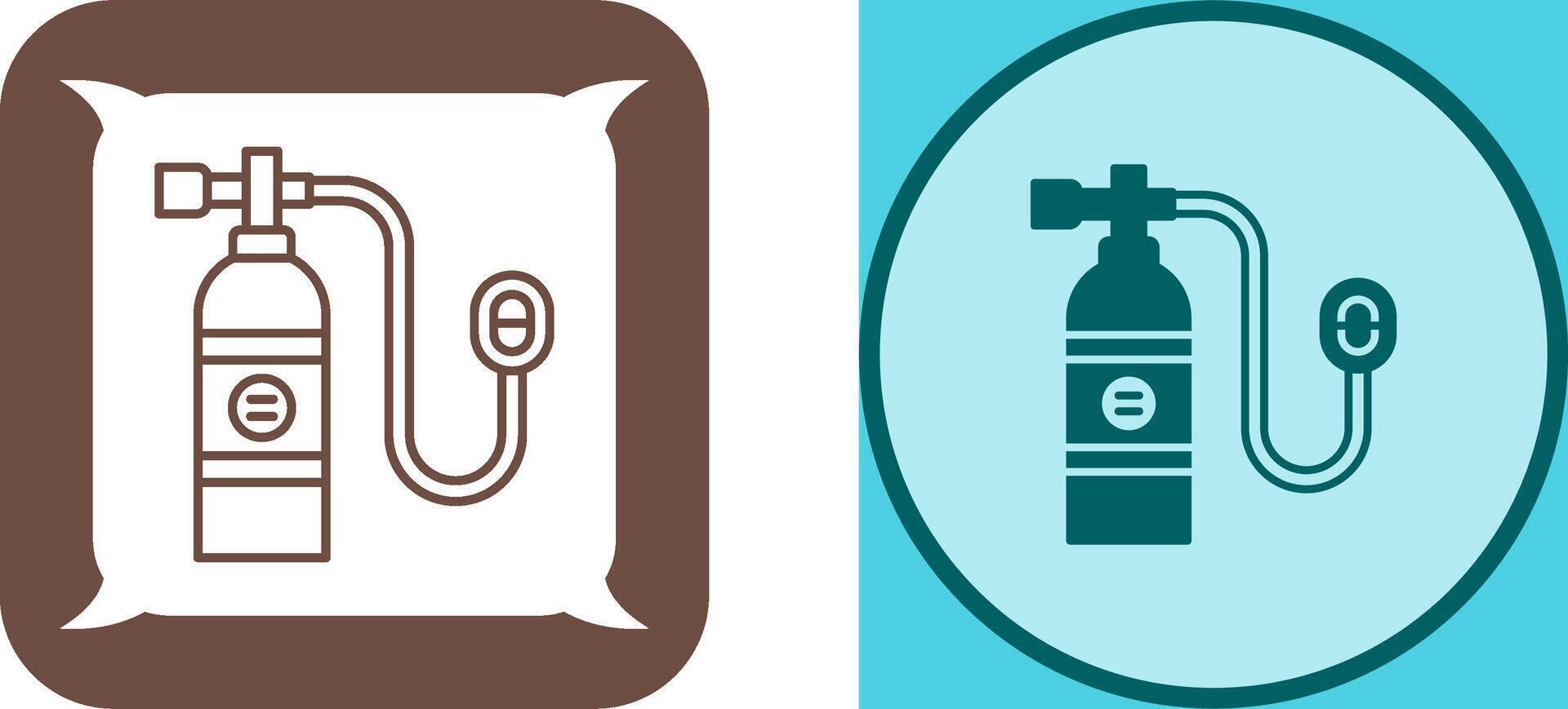 Oxygen Tank Icon Design vector